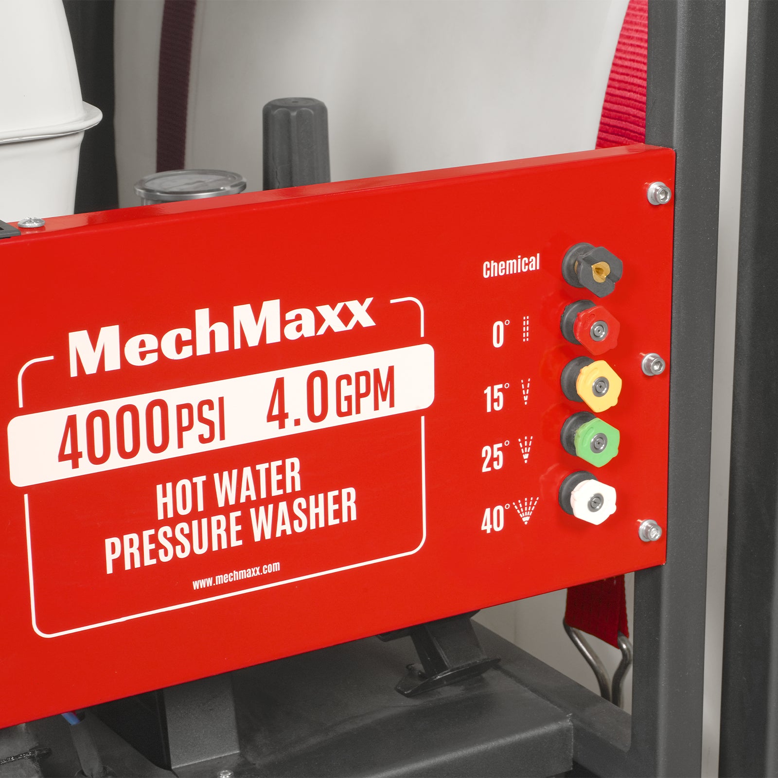 4000 PSI 4 GPM HONDA E-Start Engine Hot Water Pressure Washer Skid Mounted with 175 Gal Tank, HPW40HT