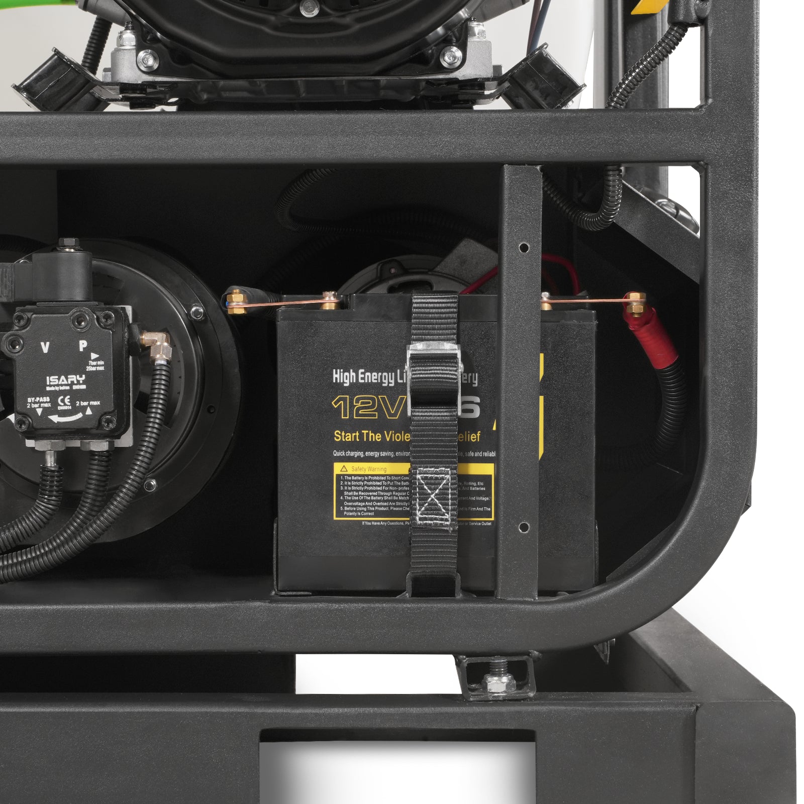4000 PSI 4 GPM HONDA E-Start Engine Hot Water Pressure Washer Skid Mounted with 175 Gal Tank, HPW40HT
