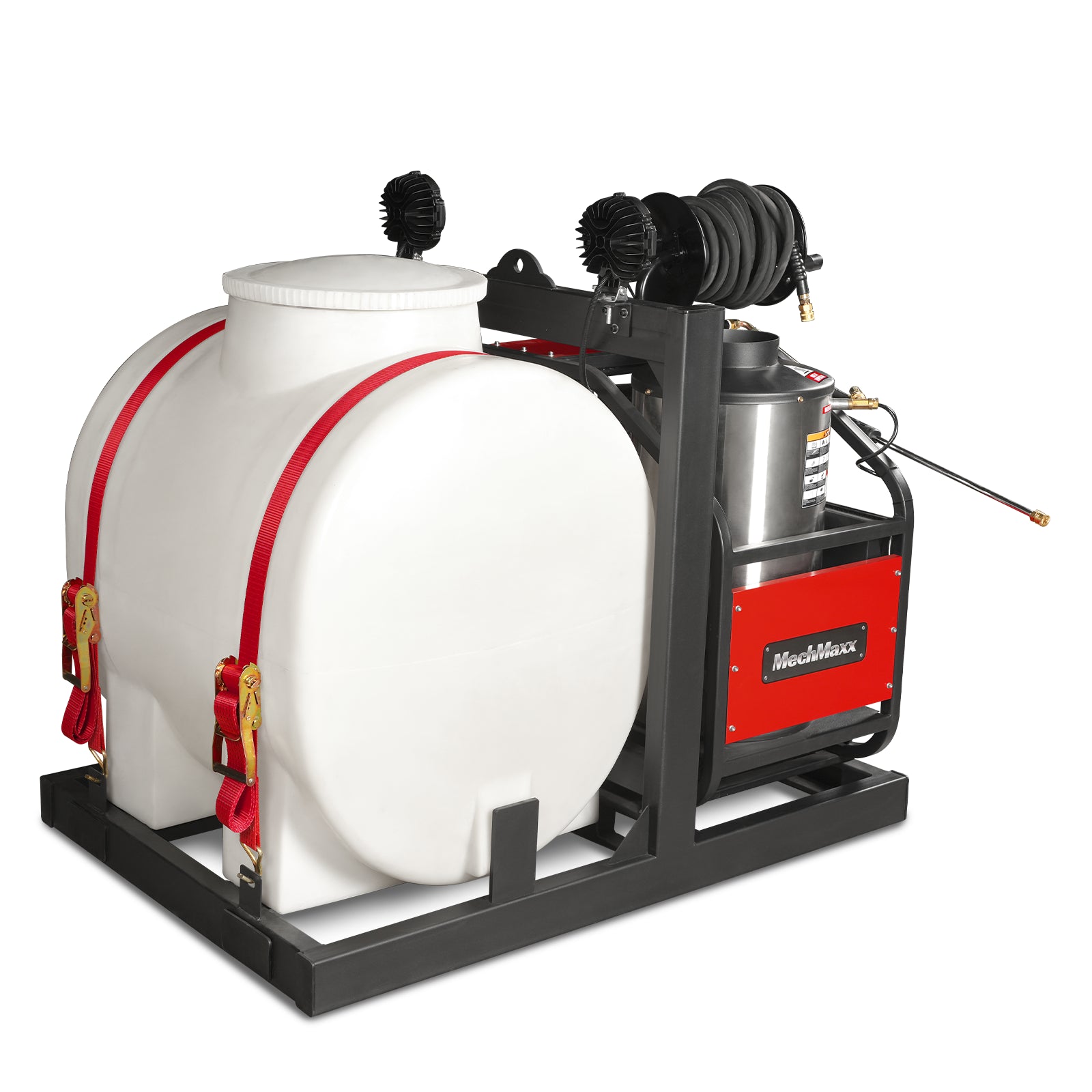 4000 PSI 4 GPM HONDA E-Start Engine Hot Water Pressure Washer Skid Mounted with 175 Gal Tank, HPW40HT