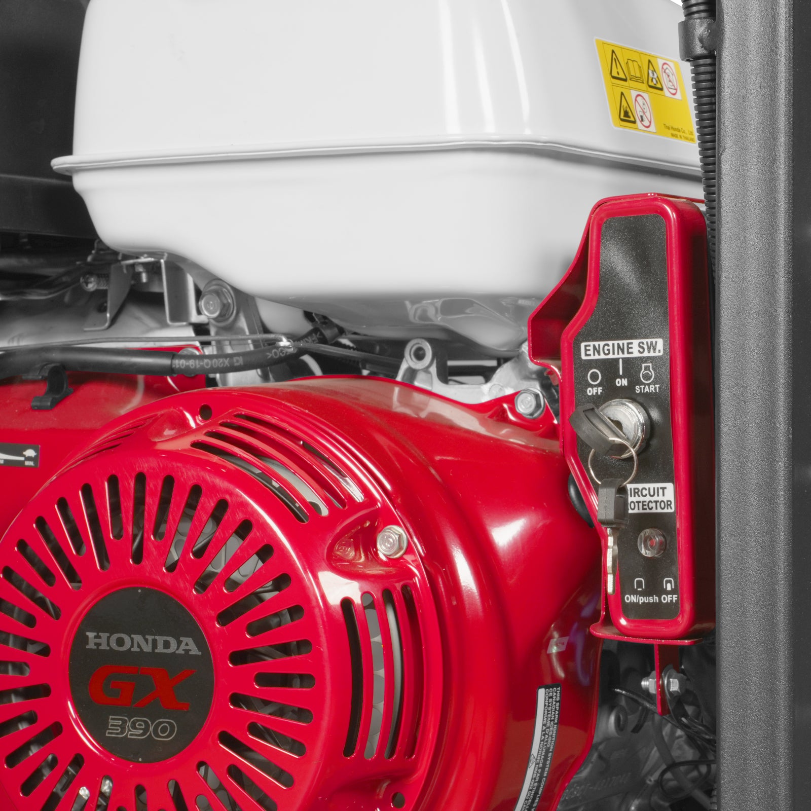 4000 PSI 4 GPM HONDA E-Start Engine Hot Water Pressure Washer Skid Mounted with 245 Gal Tank, HPW40HBT