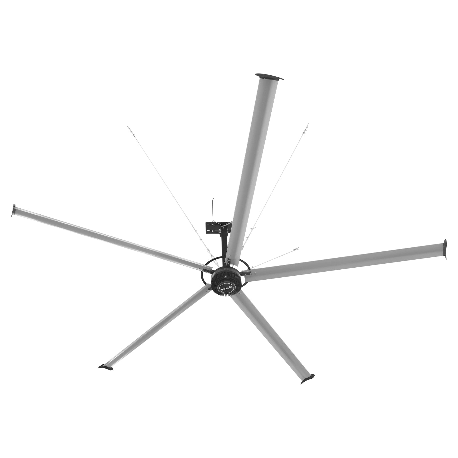 24FT HVLS Industrial Ceiling Fan 220V 3-Phase - Energy Efficient Large Area Air Circulation for Warehouses & Factories