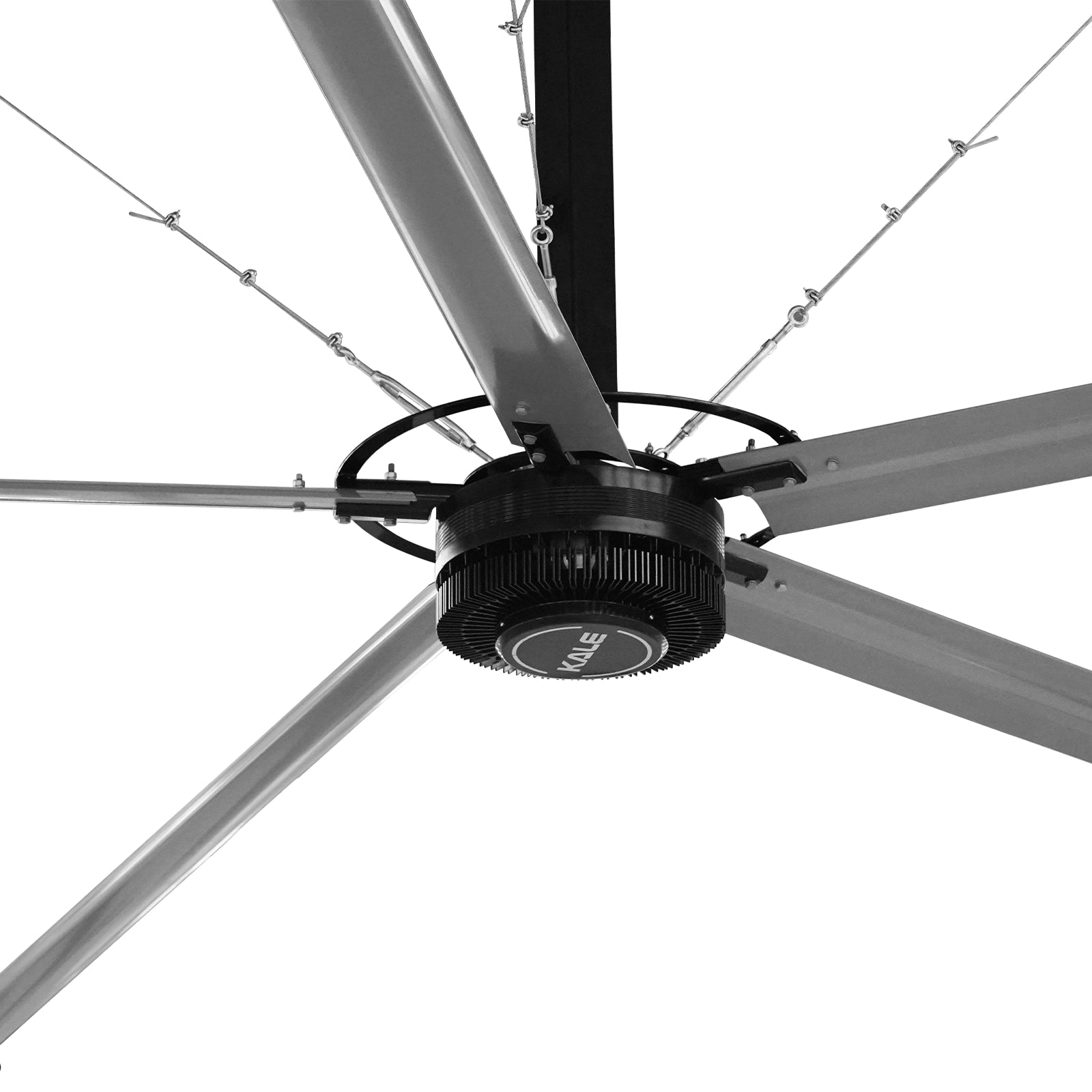 24FT HVLS Industrial Ceiling Fan 220V 3-Phase - Energy Efficient Large Area Air Circulation for Warehouses & Factories
