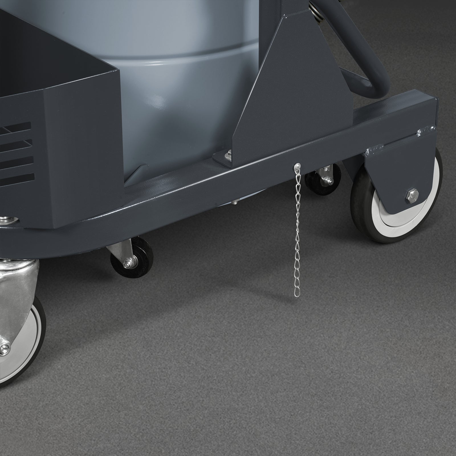 Industrial Wet/Dry Vacuum Cleaner with HEPA Filter Three Motor 3.3 HP 285 CFM 16 Gallon - 110V 1 Phase, IVA3M