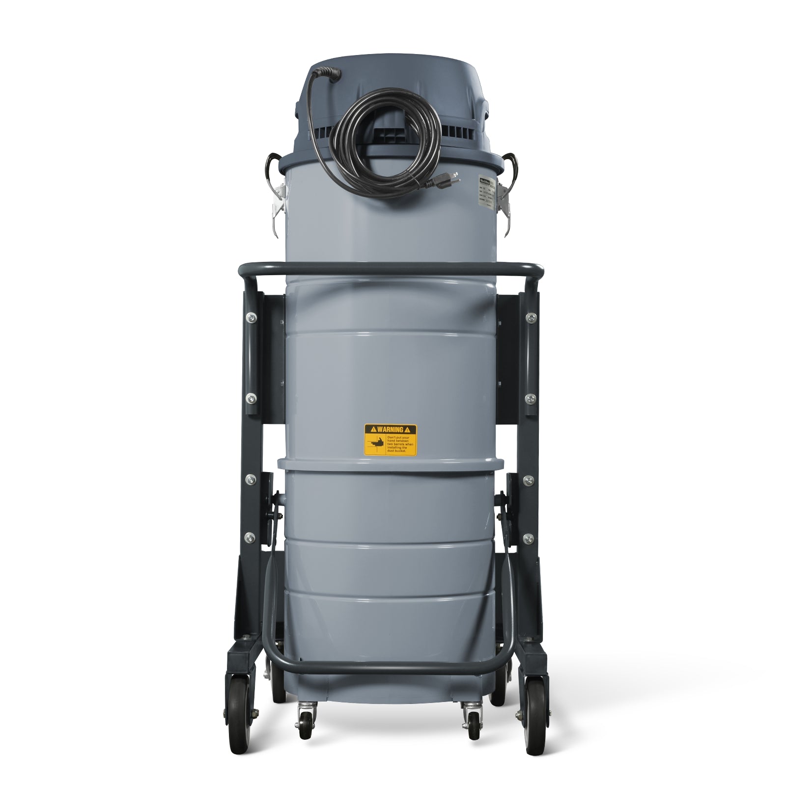 Industrial Wet/Dry Vacuum Cleaner with HEPA Filter Three Motor 3.3 HP 285 CFM 16 Gallon - 110V 1 Phase, IVA3M