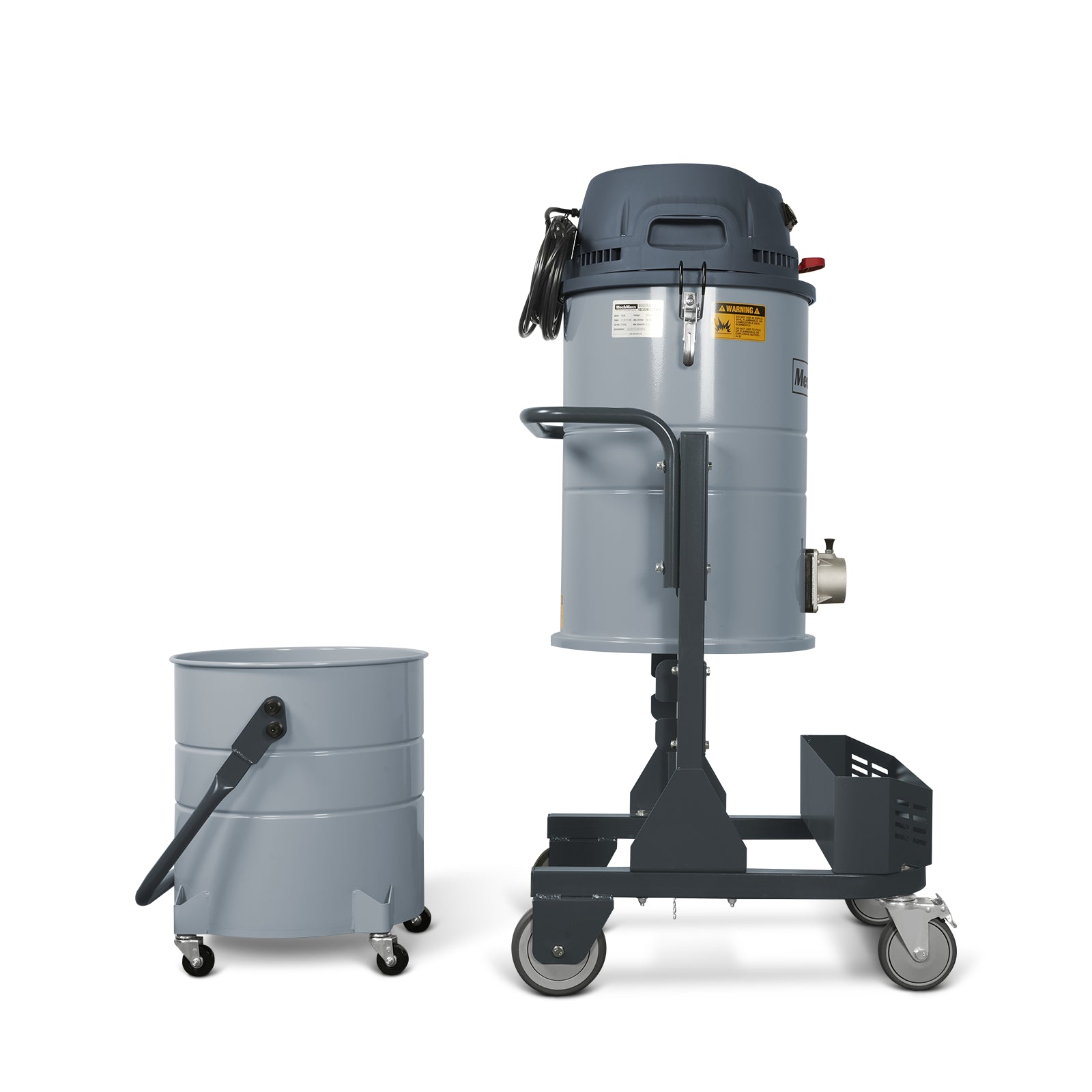 Industrial Wet/Dry Vacuum Cleaner with HEPA Filter Three Motor 3.3 HP 285 CFM 16 Gallon - 110V 1 Phase, IVA3M