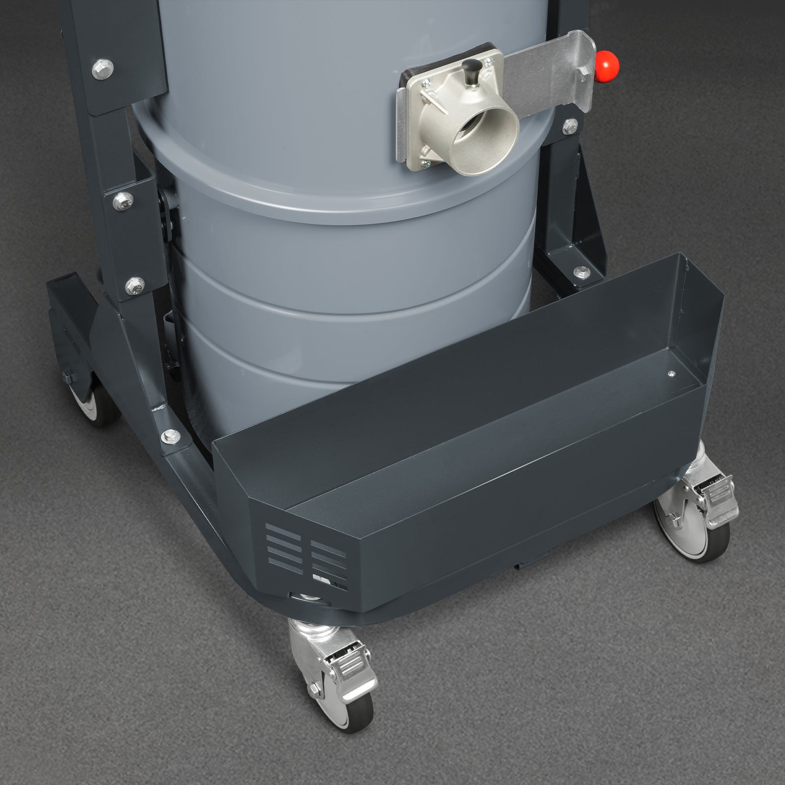 Industrial Wet/Dry Vacuum Cleaner with HEPA Filter Three Motor 3.3 HP 285 CFM 16 Gallon - 110V 1 Phase, IVA3M