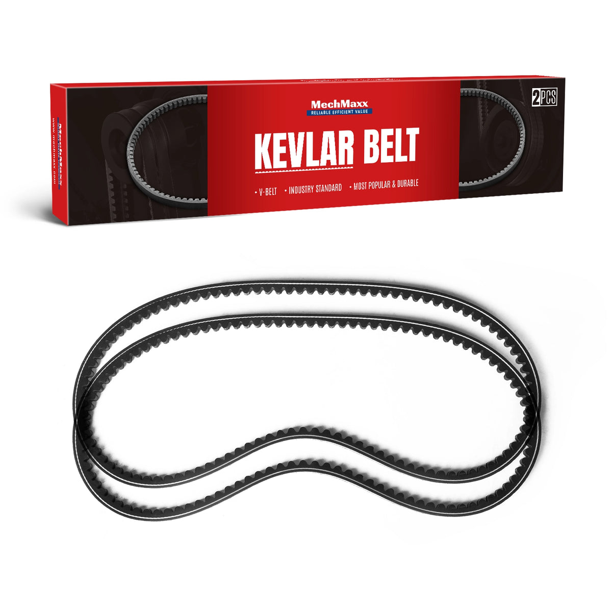 ( 1 Pack / 2 Pcs ) 8430 Kevlar V-belts for Wood Chipper GS1500 (SKU: 110200, 110200K, 110200Y)