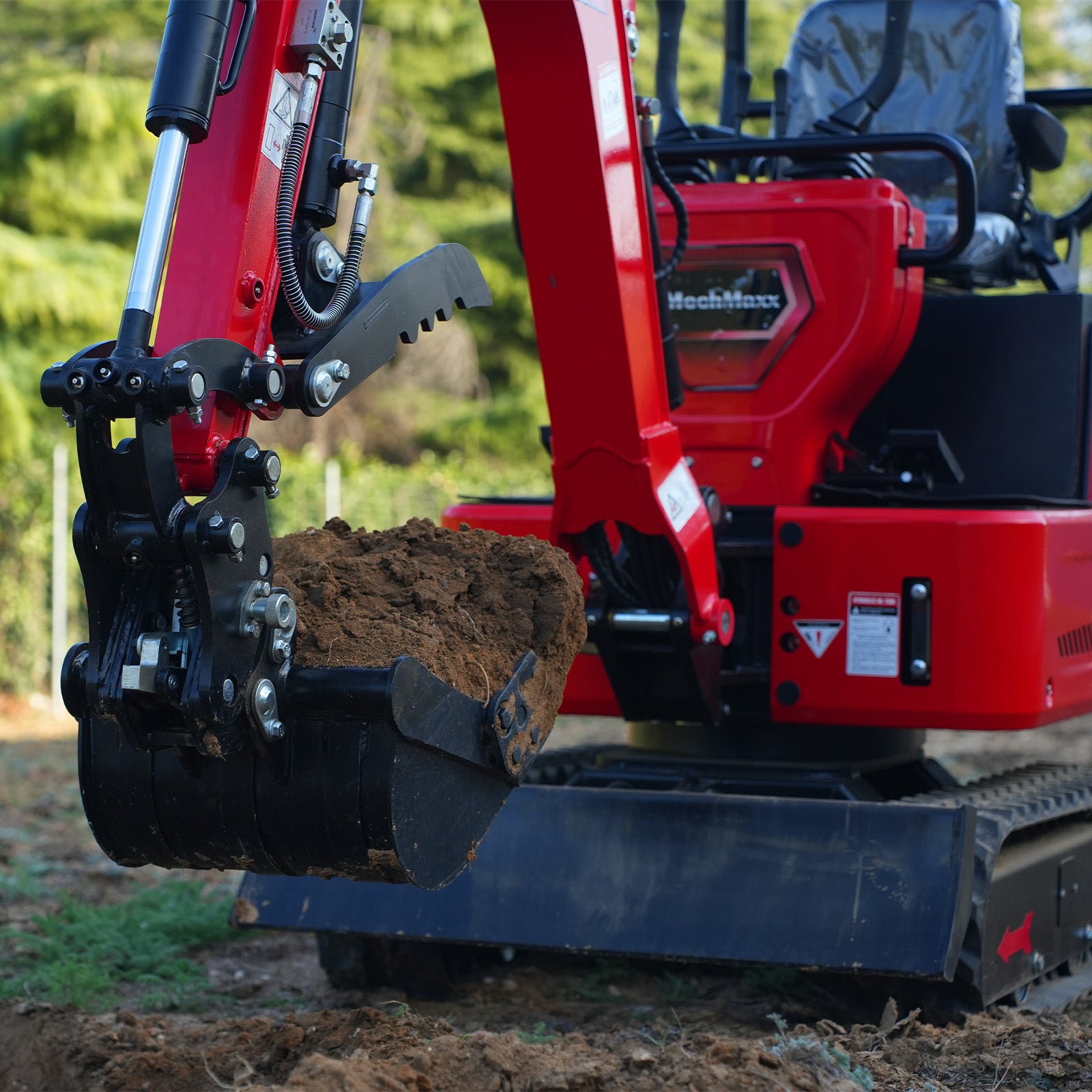 Mini Compact Excavator HONDA GX390 Engine, 65.7” Max. Digging Depth, 2100 LBS Operating Weight, MEC10