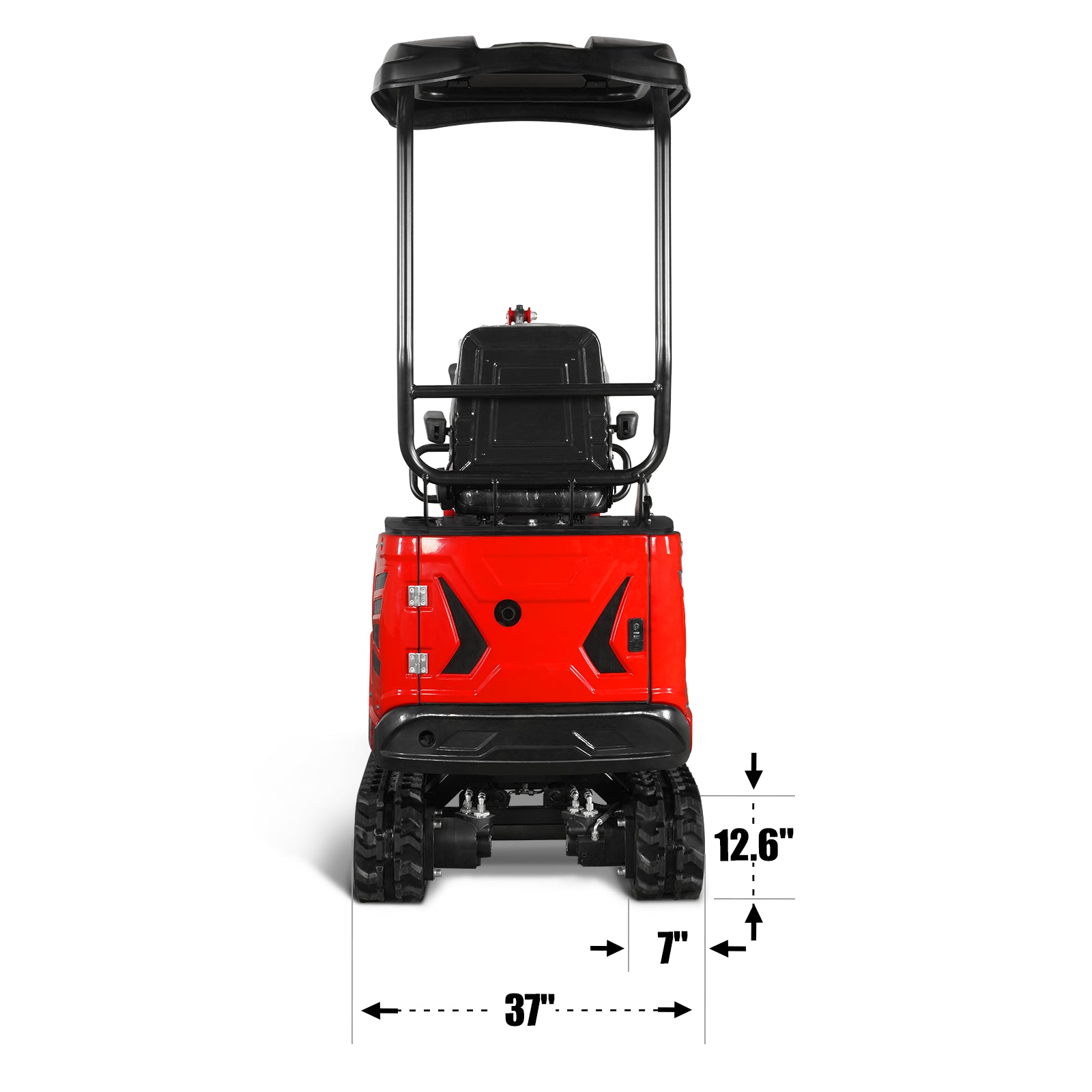 Mini Compact Excavator HONDA GX390 Engine, 65.7” Max. Digging Depth, 2100 LBS Operating Weight, MEC10