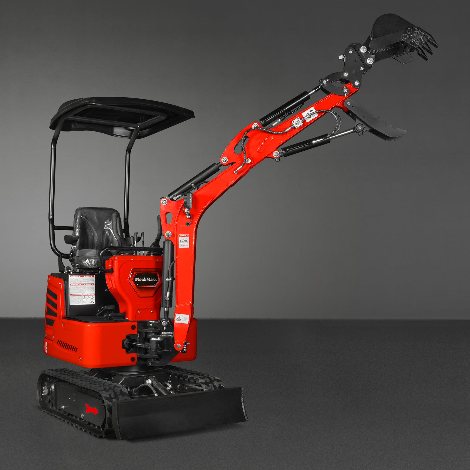 Mini Compact Excavator HONDA GX390 Engine, 65.7” Max. Digging Depth, 2100 LBS Operating Weight, MEC10