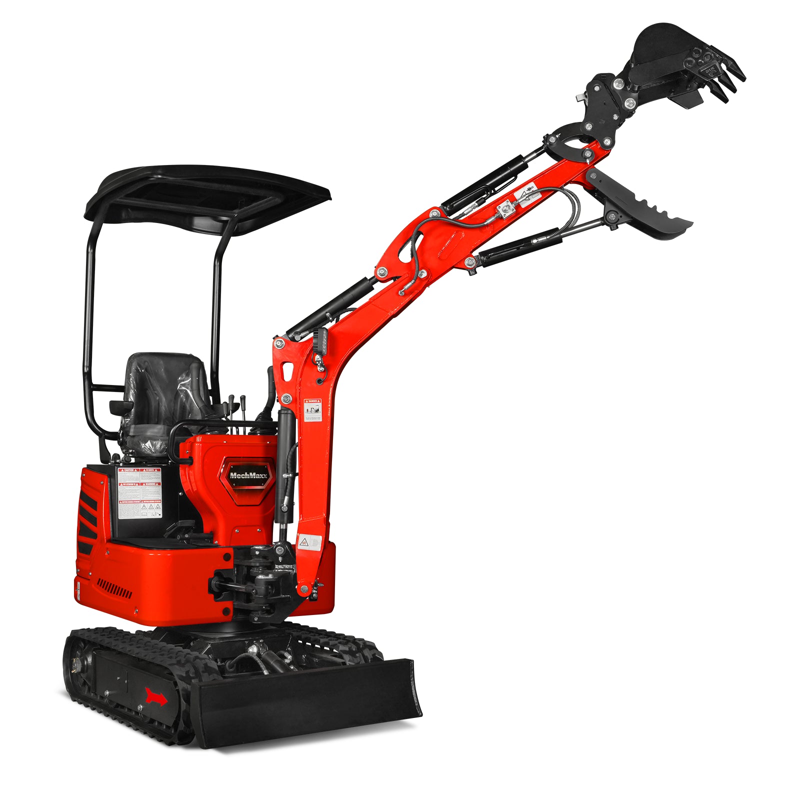 Mini Compact Excavator HONDA GX390 Engine, 65.7” Max. Digging Depth, 2100 LBS Operating Weight, MEC10