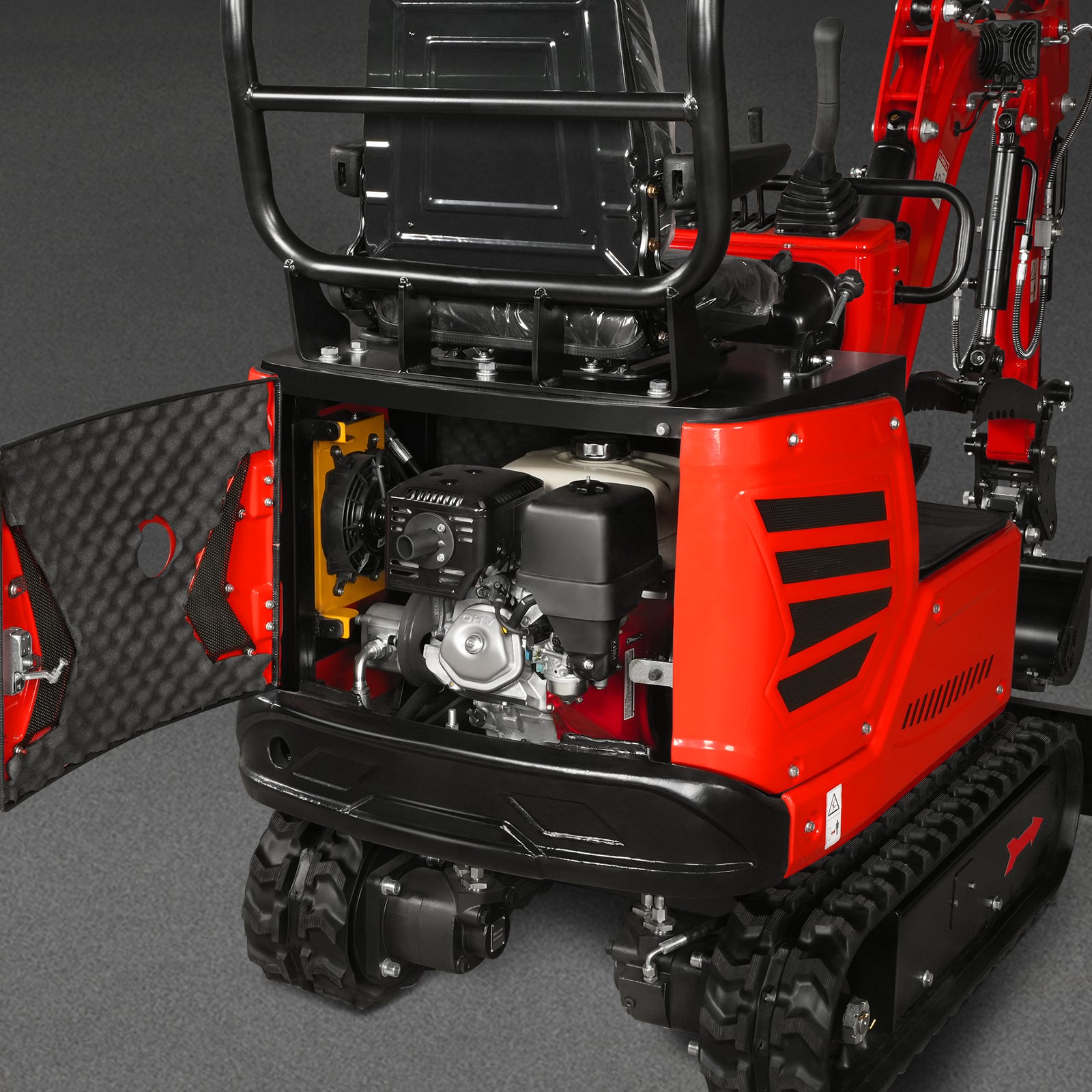 Mini Compact Excavator HONDA GX390 Engine, 65.7” Max. Digging Depth, 2100 LBS Operating Weight, MEC10