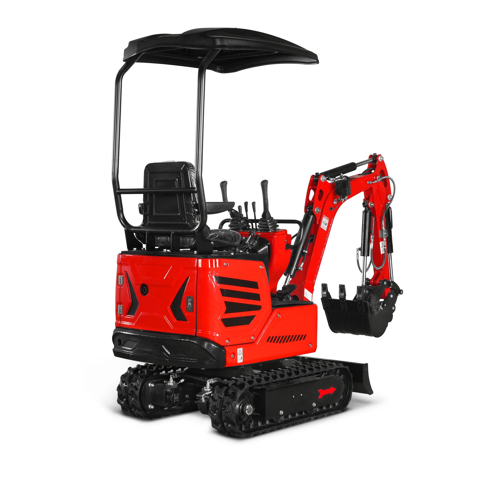 Mini Compact Excavator HONDA GX390 Engine, 65.7” Max. Digging Depth, 2100 LBS Operating Weight, MEC10