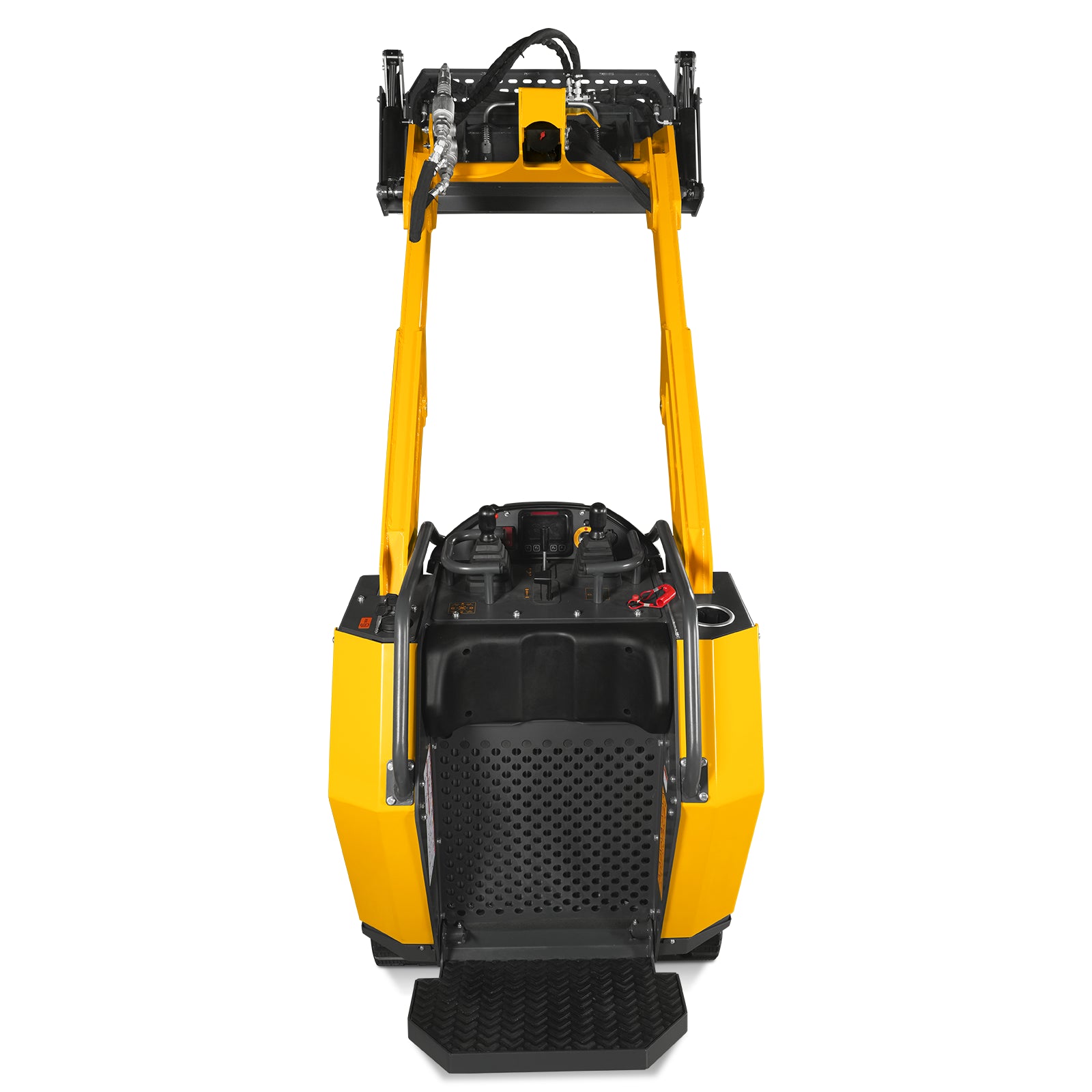 Mini Skid Steer Stand On Compact Track Loader ( 4 in 1 bucket included ) with 25HP KUBOTA D1105 Diesel Engine, Common Industry Interface (CII), CROBA STL1000