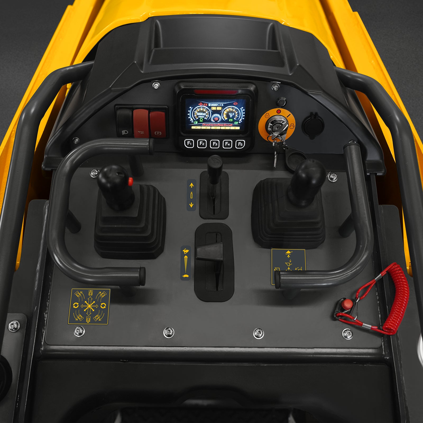 Mini Skid Steer Stand On Compact Track Loader ( 4 in 1 bucket included ) with 25HP KUBOTA D1105 Diesel Engine, Common Industry Interface (CII), CROBA STL1000
