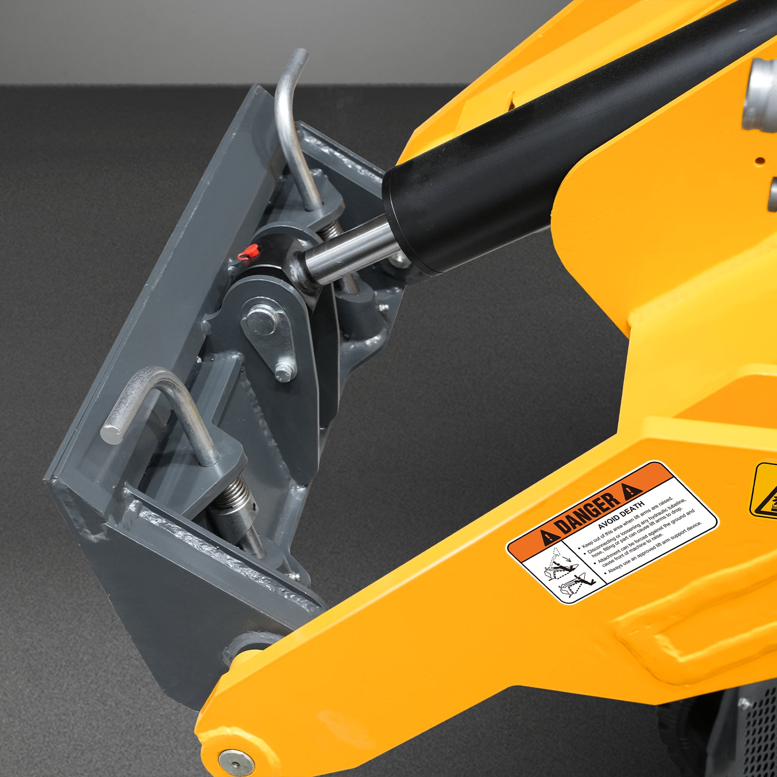 Mini Skid Steer Stand On Compact Track Loader ( 4 in 1 bucket included ) with 25HP KUBOTA D1105 Diesel Engine, Common Industry Interface (CII), CROBA STL1000