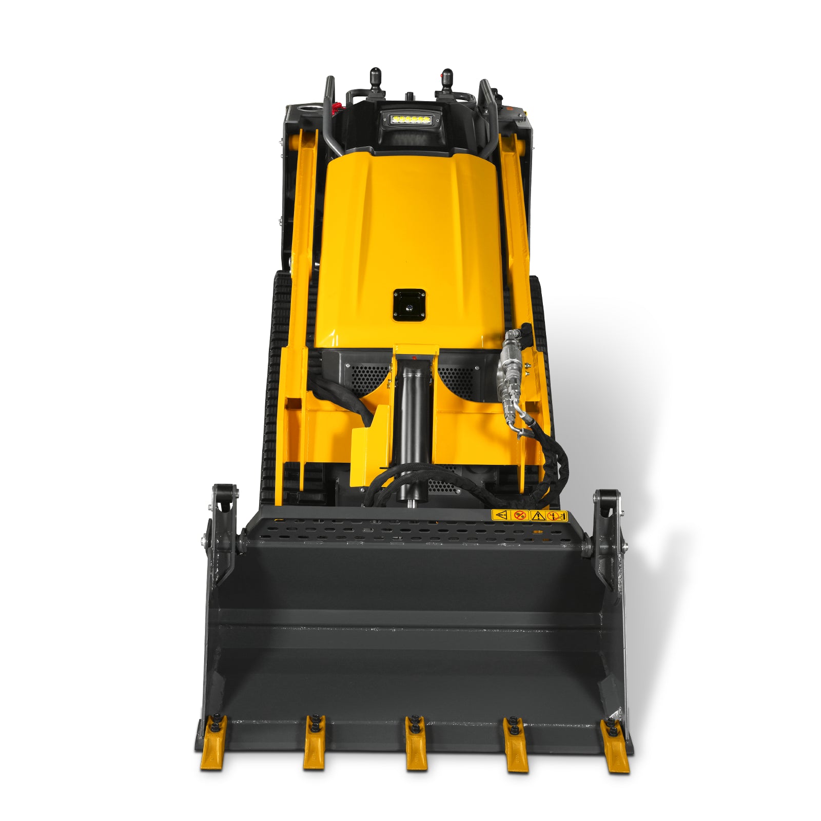 Mini Skid Steer Stand On Compact Track Loader ( 4 in 1 bucket included ) with 25HP KUBOTA D1105 Diesel Engine, Common Industry Interface (CII), CROBA STL1000