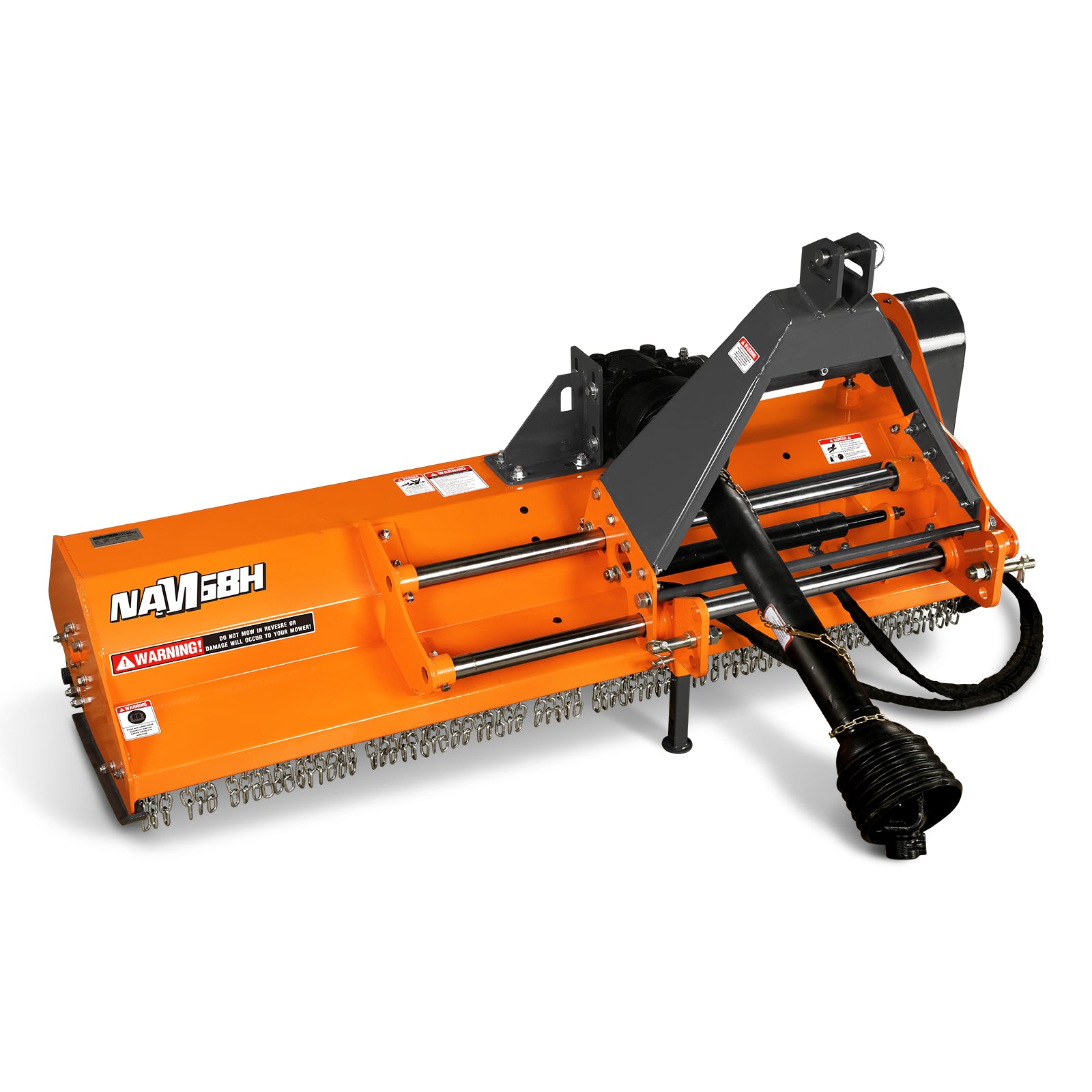 68” PTO Flail Mower with Hydraulic Side Shift Point 30-60hp NAM68H