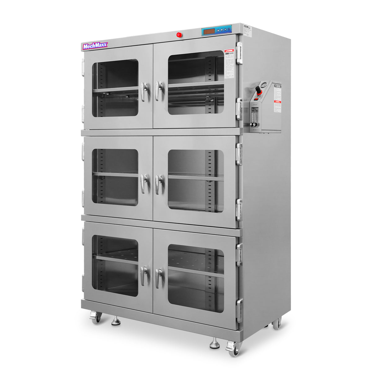 1-60% RH Nitrogen Dry Cabinet 1430L Desiccator Cabinet Low Humidity Storage, 304 Stainless Steel, NC1430BSS-6