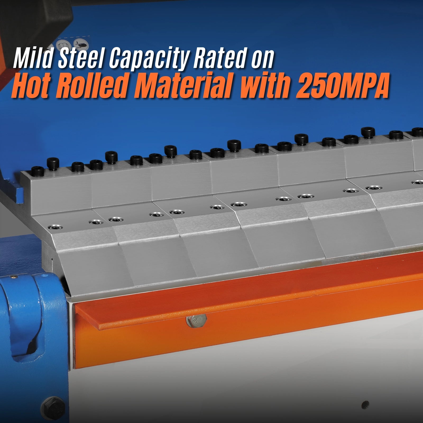 120-inch Manual Sheet Metal Brake - 14 Gauge Bending Capacity, Adjustable Fingers, Heavy-Duty Steel Construction, Precision Bending for Box and Pan