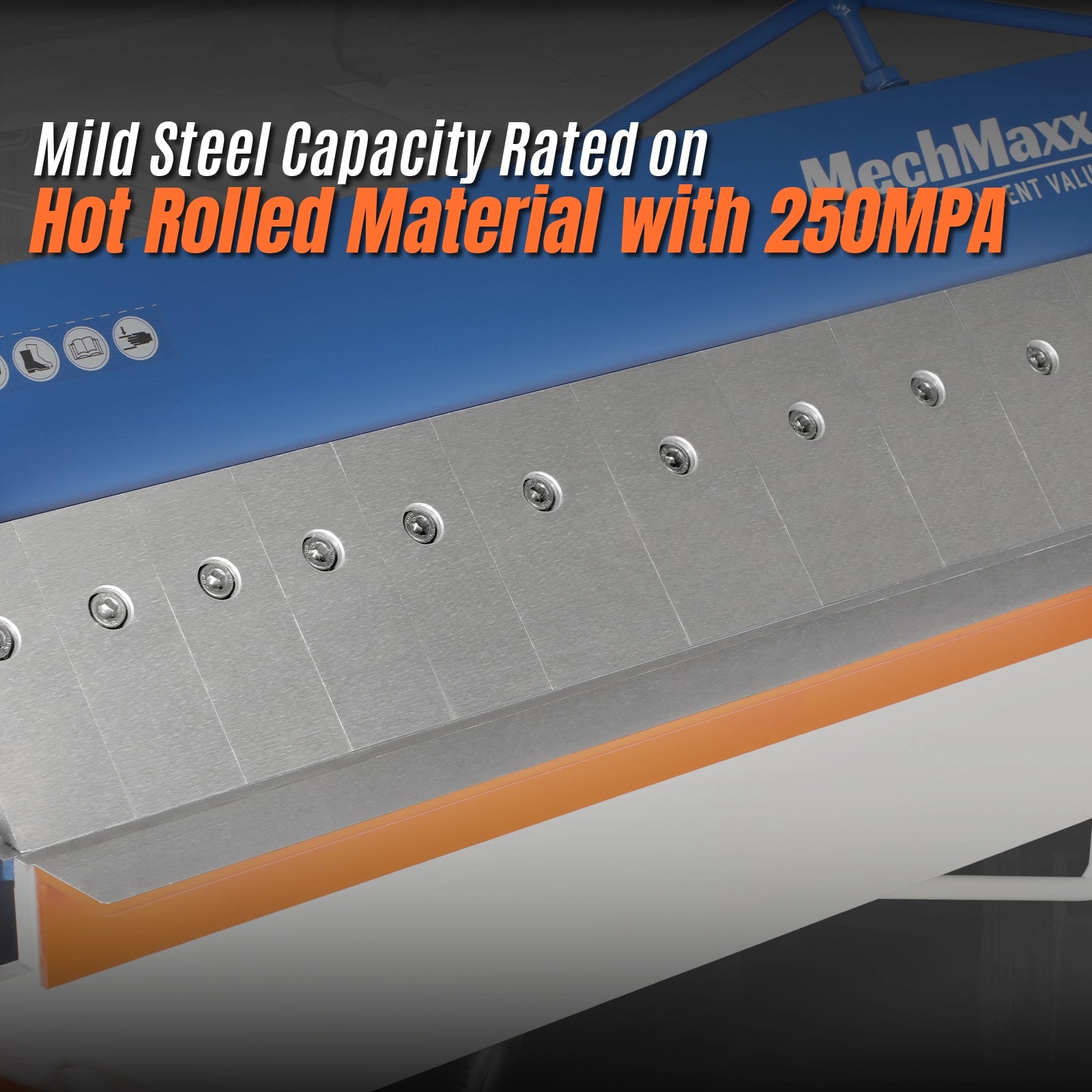 48" Manual Pan and Box Brake - 16 Gauge Mild Steel Capacity, 135° Bending Angle, 16 Precision Fingers, Durable Construction for Accurate Bends"
