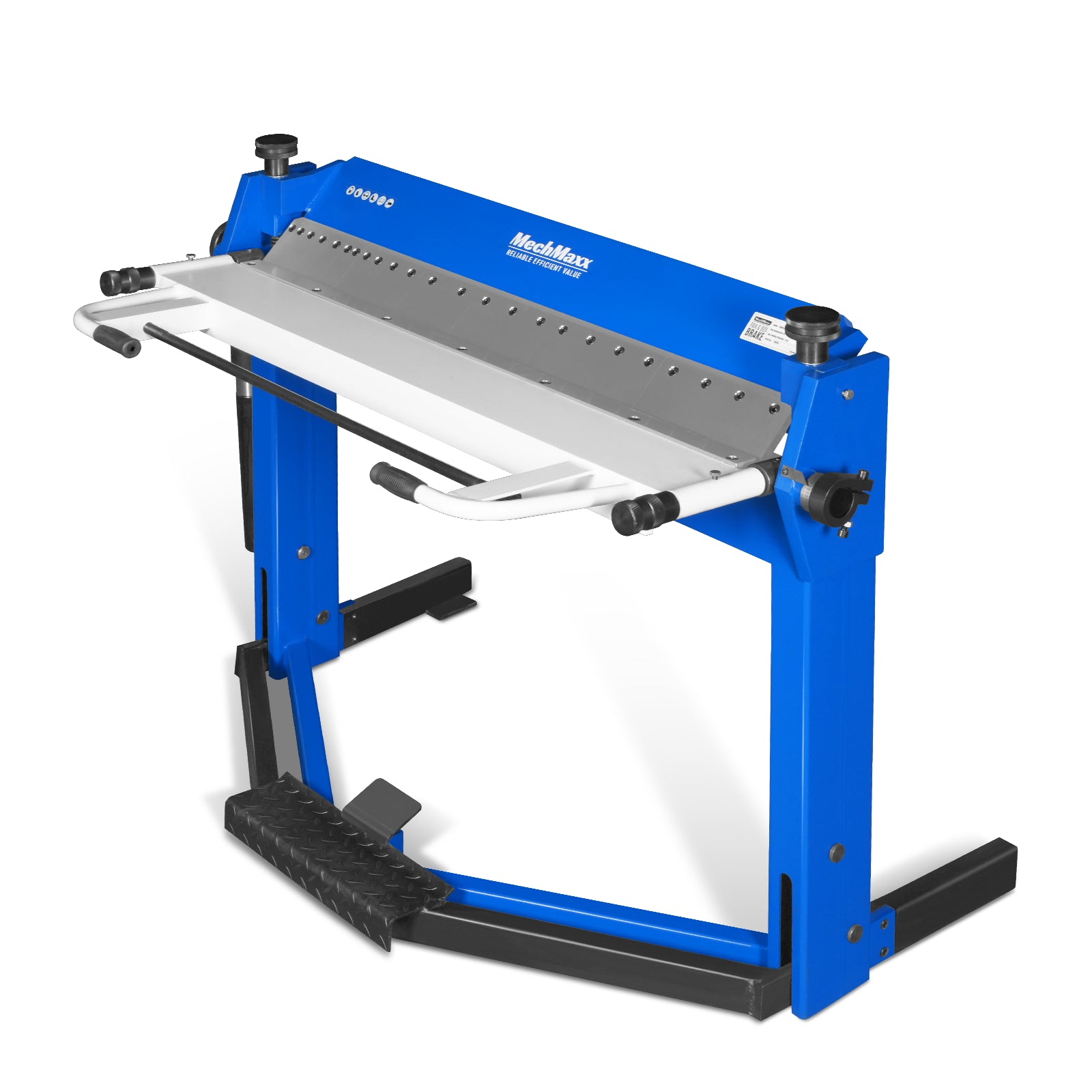 50-Inch Foot Clamp Pan and Box Brake, Light Duty Sheet Metal Folding Machine, 0–135° Bending Angle, 1.9" Clamping Lift, 2" Box Depth
