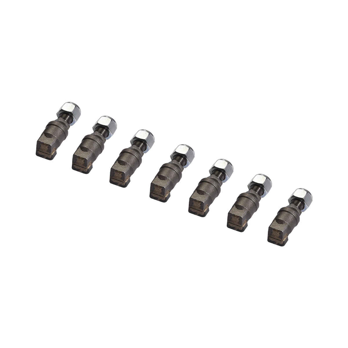 ( 1 Pack / 34 Pcs ) Teeth and Nut for Stump Grinder SG24; SG61; SG30PRO, (SKU: 150151, 150151G;150501;150181)