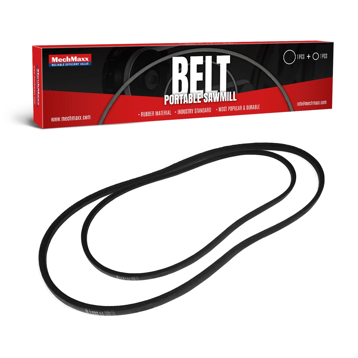 ( 1 Pack / 2 Pcs ) Belt for 18" Portable Sawmill, SM-18 (SKU: 150165)