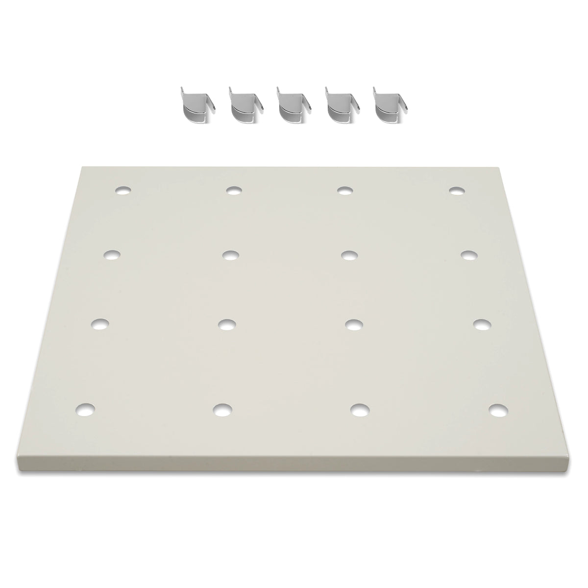 ( 1 Pack / 1 Pcs ) Shelf with 5 Pcs Clips, 210L Cabinet, White (for SKU:203012W, 203013W)