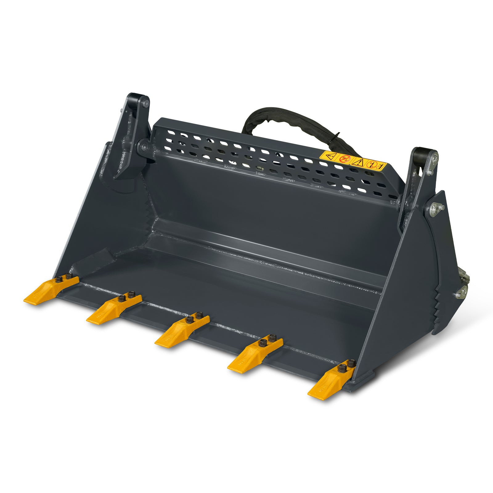 Quickly 2kg×4p 44” 4-In-1 Combo Mini Skid Steer Bucket Attachment With