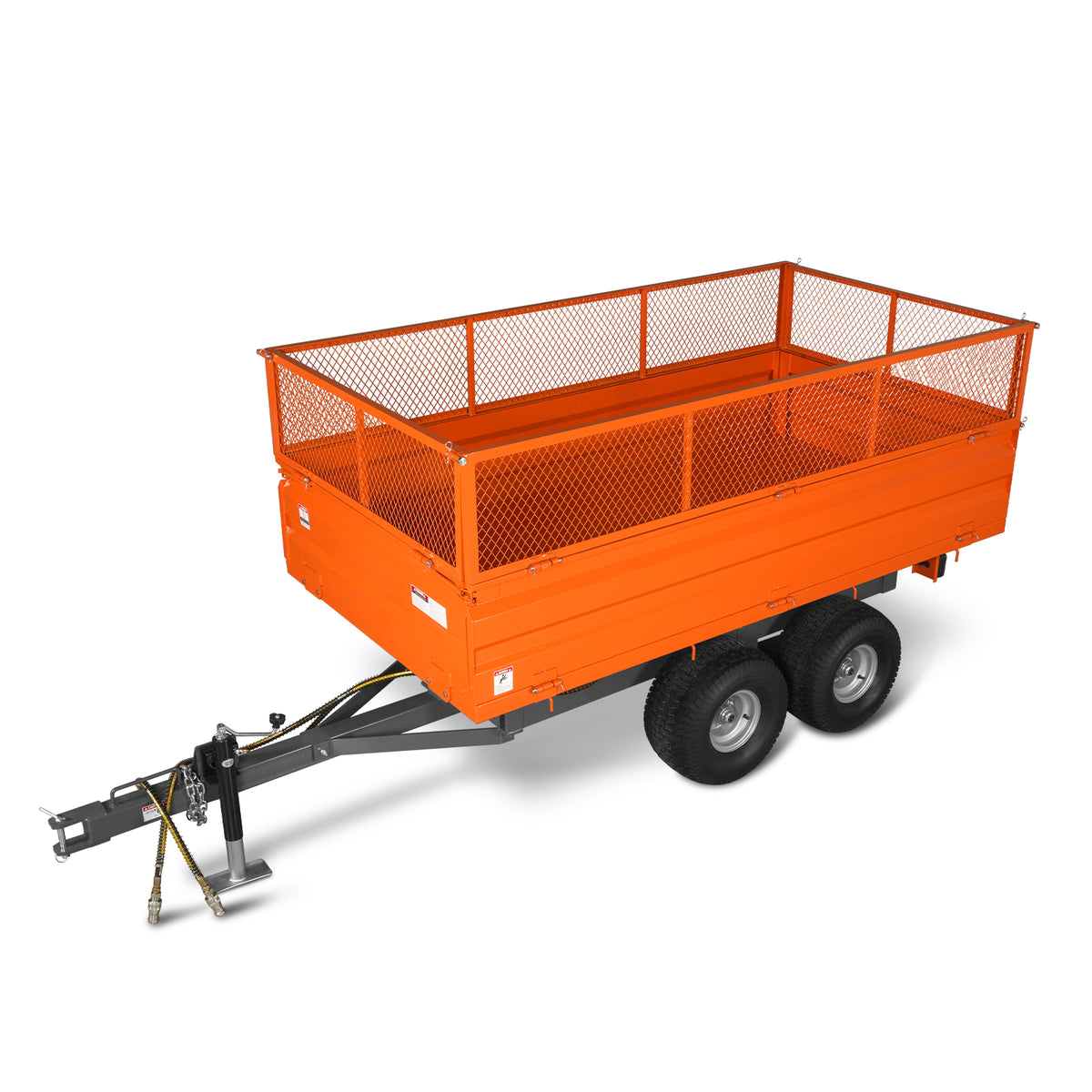 MechMaxx 2-Ton Capacity Heavy-Duty Dump Trailer, DT4X8W
