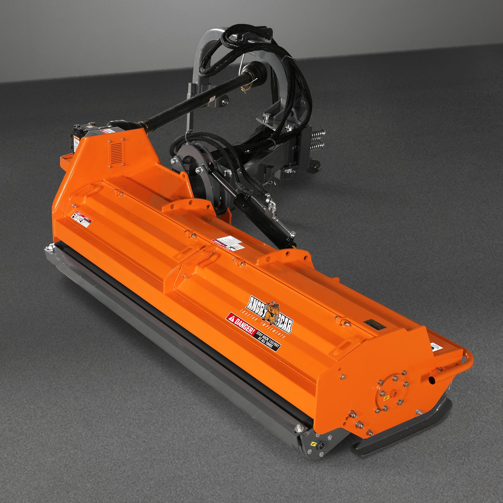 86" Heavy Duty 3Point Offset Ditch Bank Verge Flail Mower Italy CMR Gearbox, 90-120HP, PTO Driven, VBM86