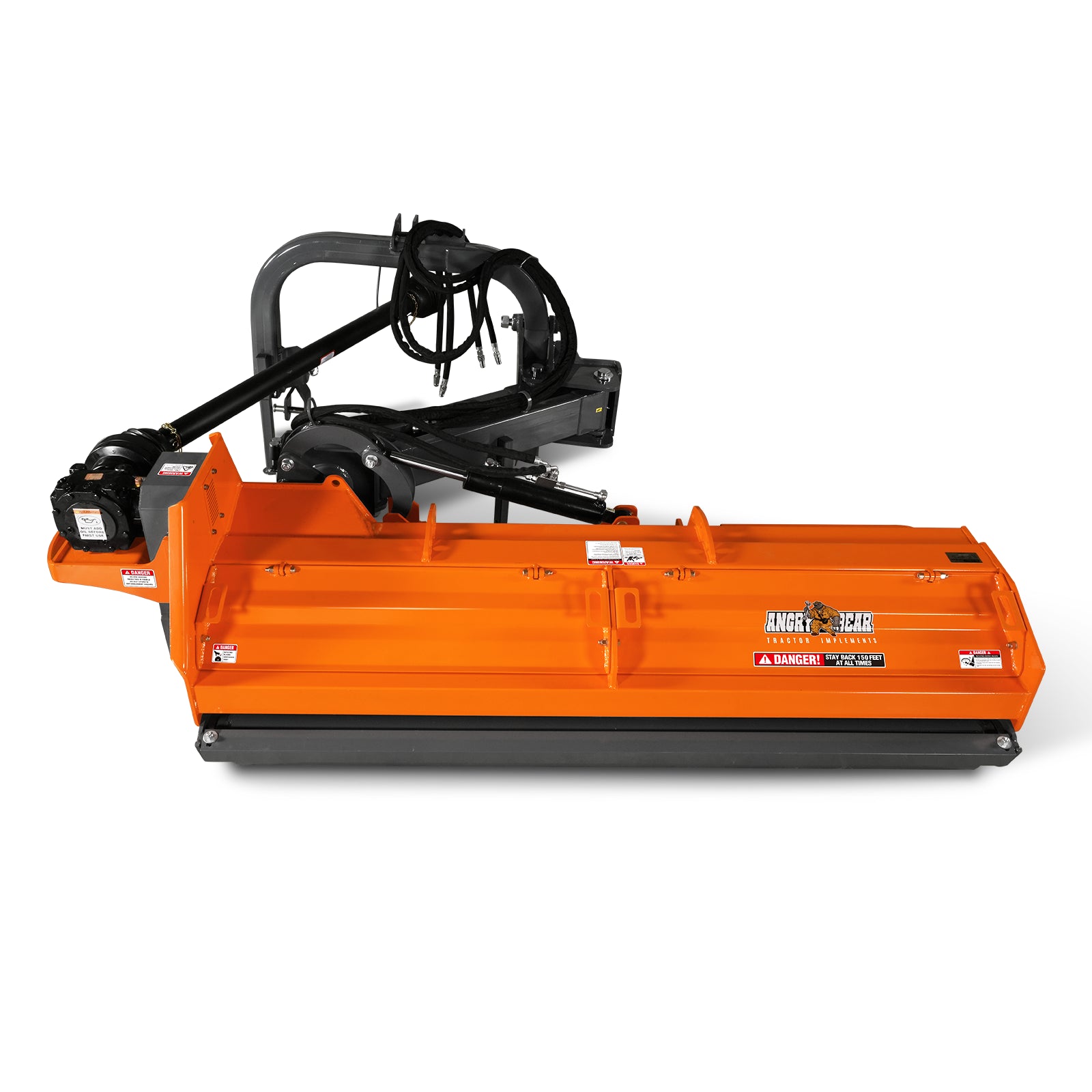 86" Heavy Duty 3Point Offset Ditch Bank Verge Flail Mower Italy CMR Gearbox, 90-120HP, PTO Driven, VBM86