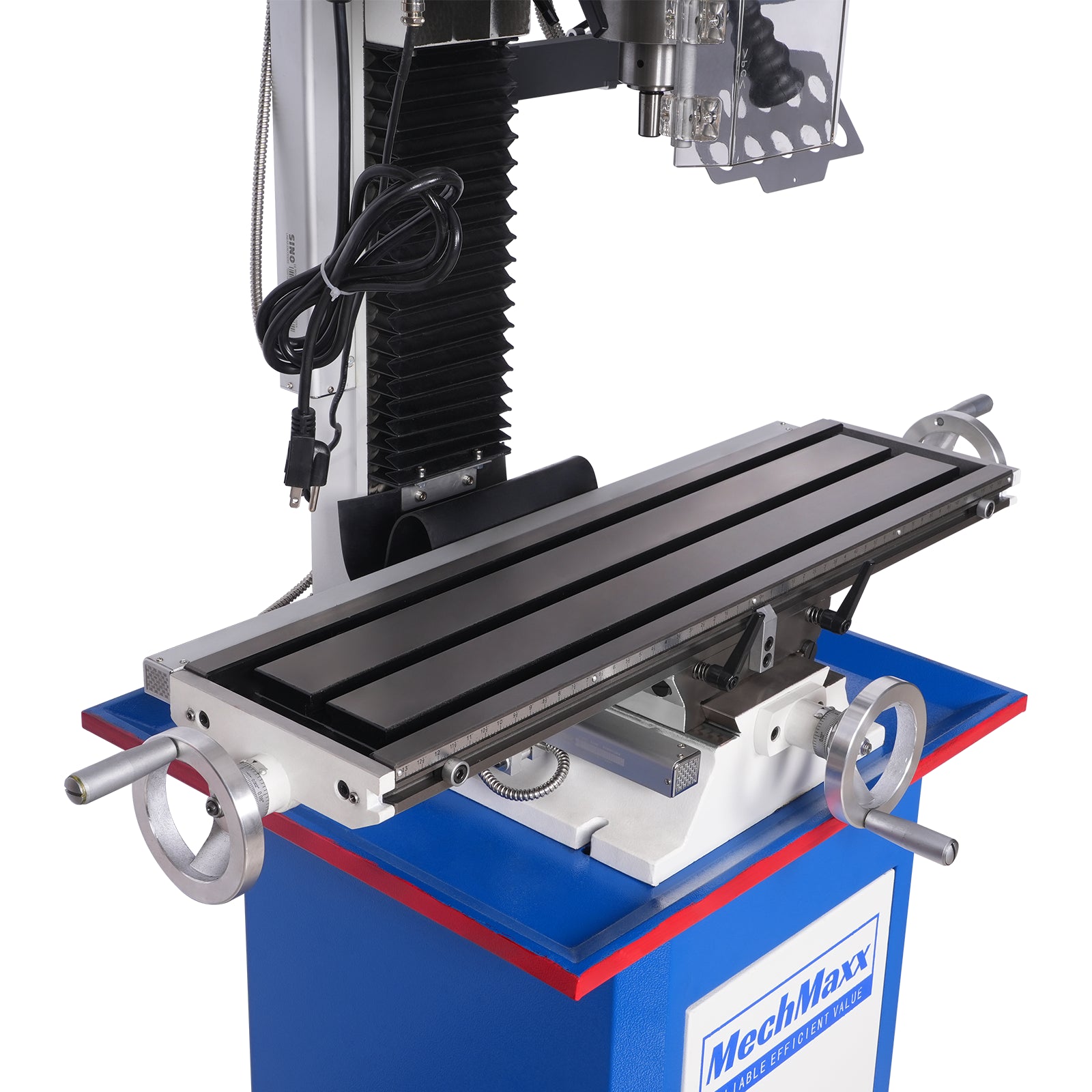 1.5HP 7‘’x 27-1/2‘’ Benchtop Mini Mill Drill Machine, Variable Speed, R8 Spindle, Brushless Motor, 110V, Compact Milling Drilling Tool for Garage Shop, DIY Metalworking without Stand