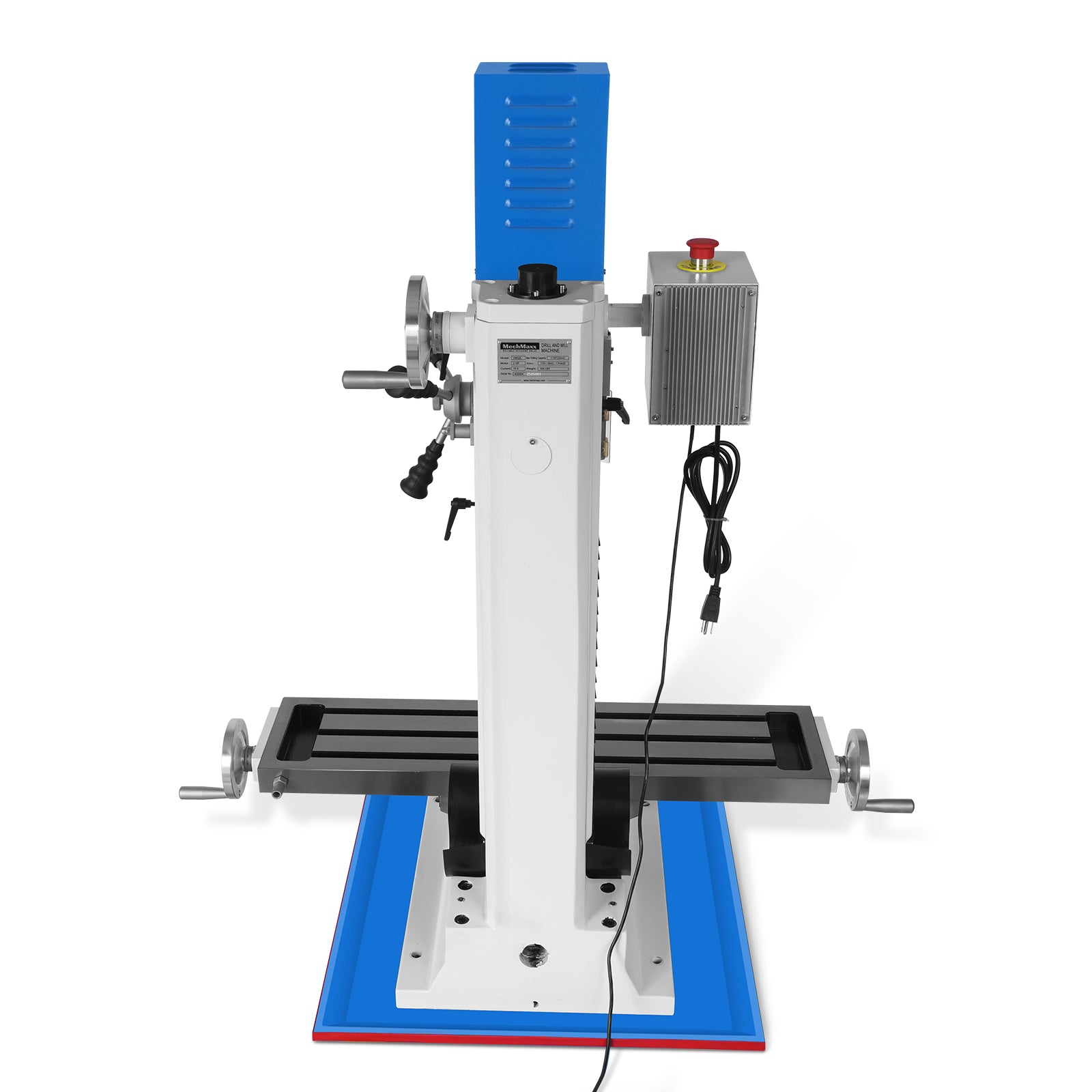 8-1/4"x33'' Industrial Benchtop Mill Drill Machine Brushless Motor, Variable Speed, R8 Spindle, 2 HP, 110V, Compact Milling Drilling Tool for Garage Shop, DIY Metalworking without Stand