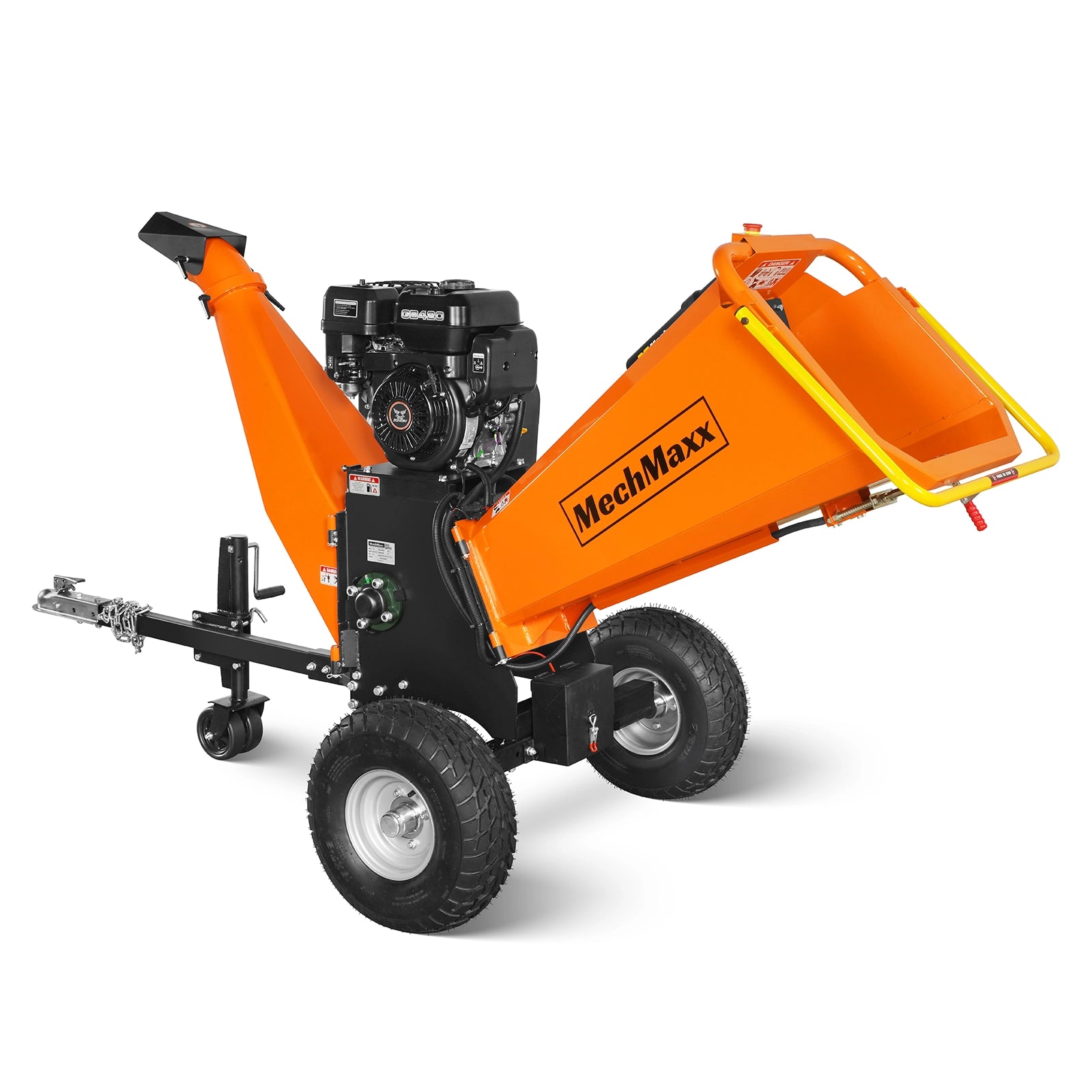 6 inch E-start ZONSEN 420cc 15hp Gasoline Engine Powered Drum Wood Chi
