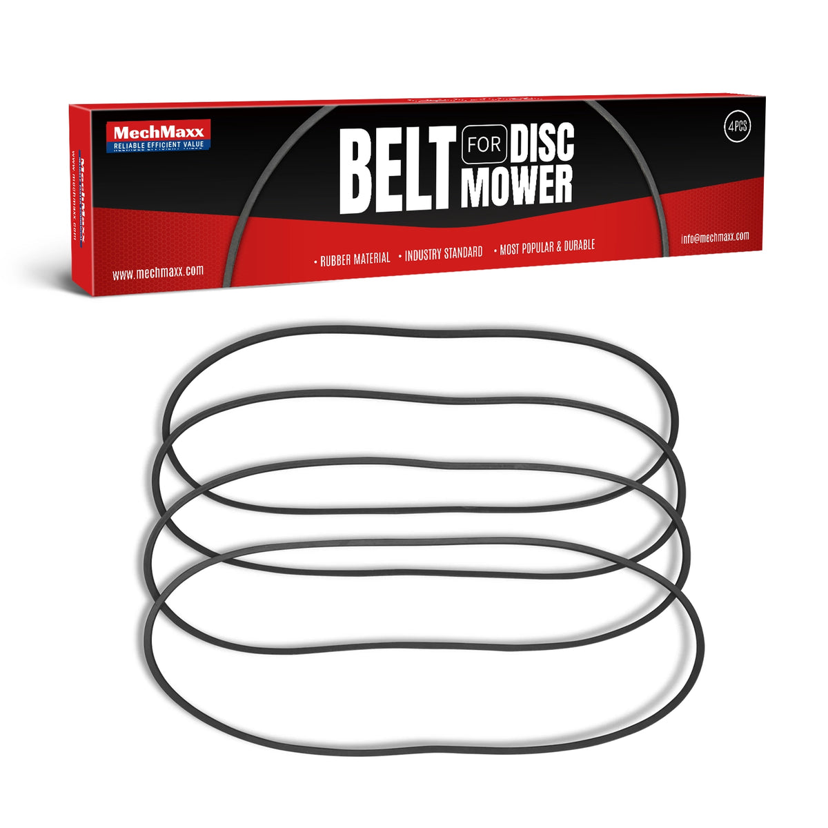 ( 1 Pack / 4 Pcs ) Belt for Disc Mower(SKU: 150231; 150232)