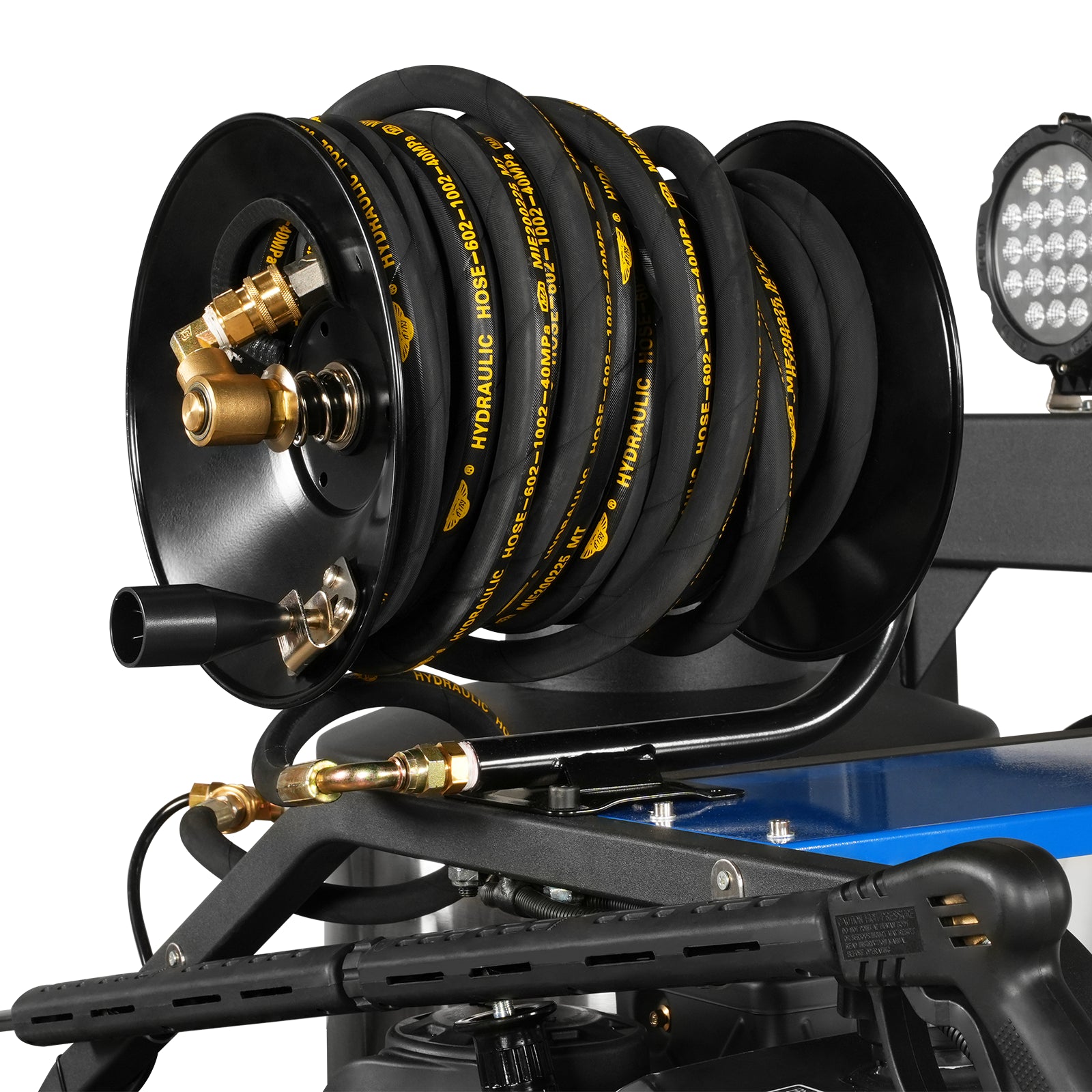4000 PSI 4 GPM Kohler E-Start Engine Hot Water Pressure Washer Skid Mounted with 245 Gal Tank, HPW40KBT