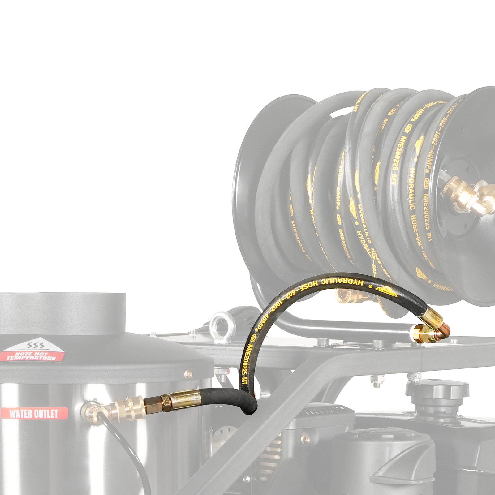 2' High Pressure Connection Hose (for SKU: 204002, 204003, 204004, 204006, 204007, 204008, 204010, 204011, 204012)