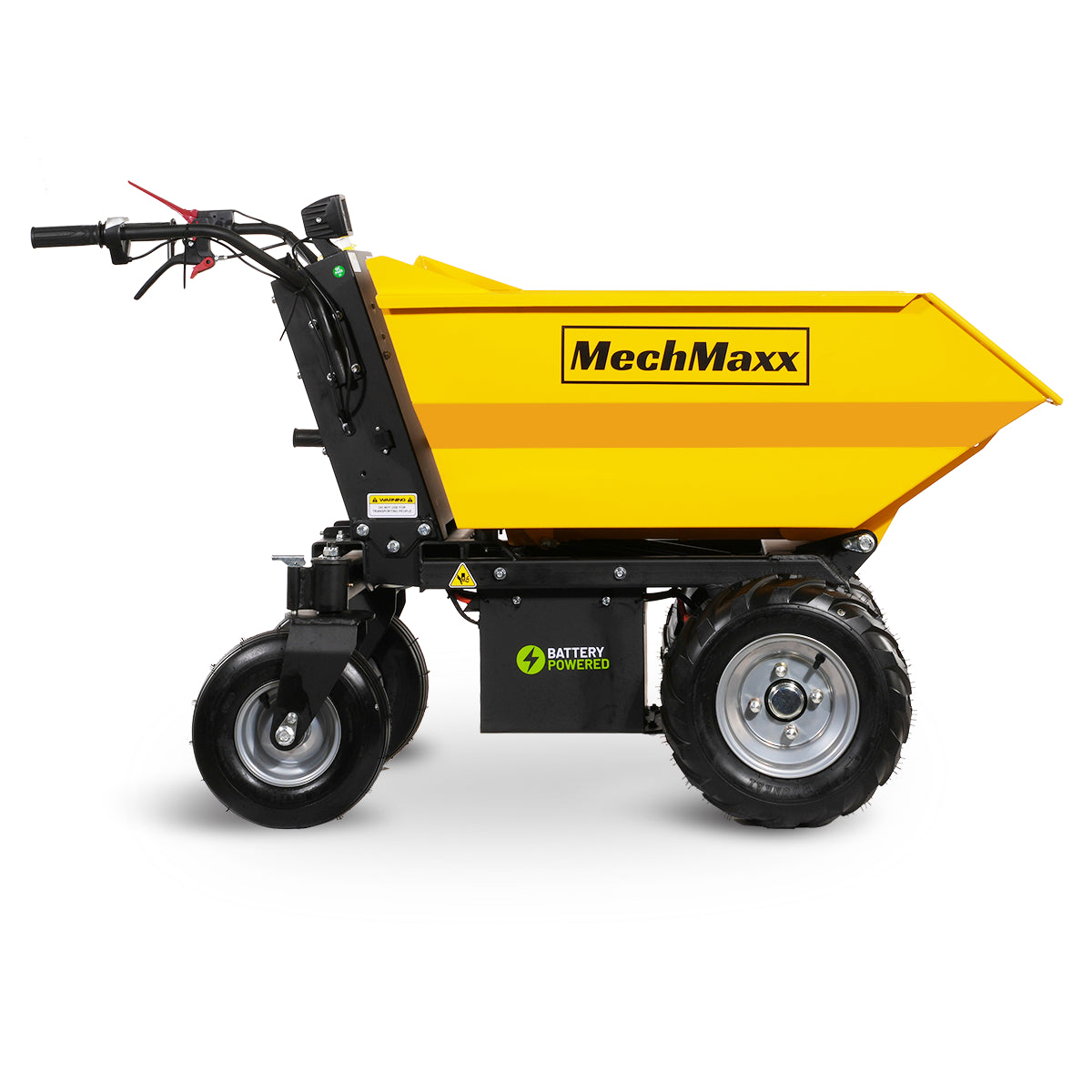 MechMaxx 1100Lbs Loading Battery Powered Barrow Electric Mini Dumper for Sale, 1000W 48V Brushless DC Motor, E50