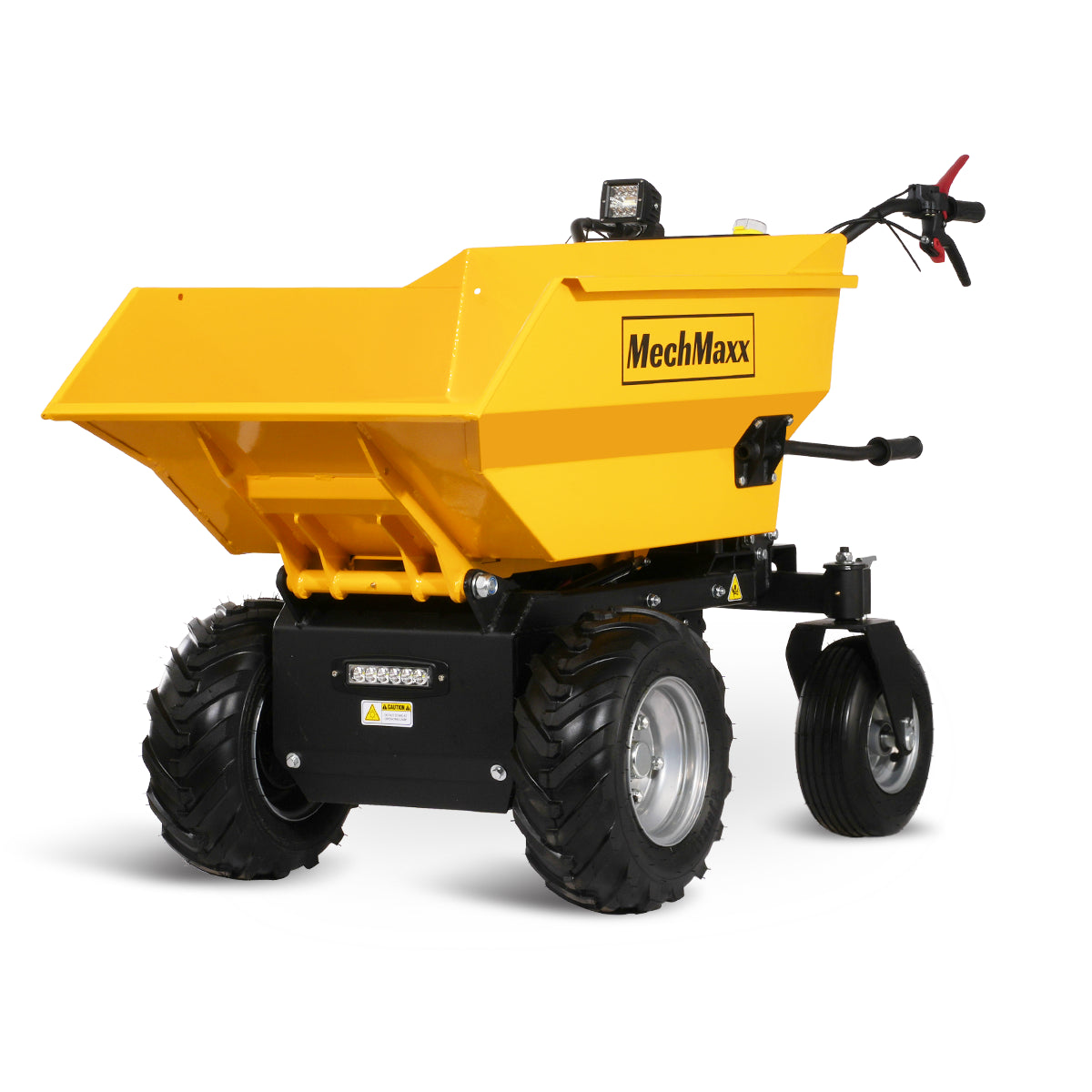 MechMaxx 1100Lbs Loading Battery Powered Barrow Electric Mini Dumper for Sale, 1000W 48V Brushless DC Motor, E50