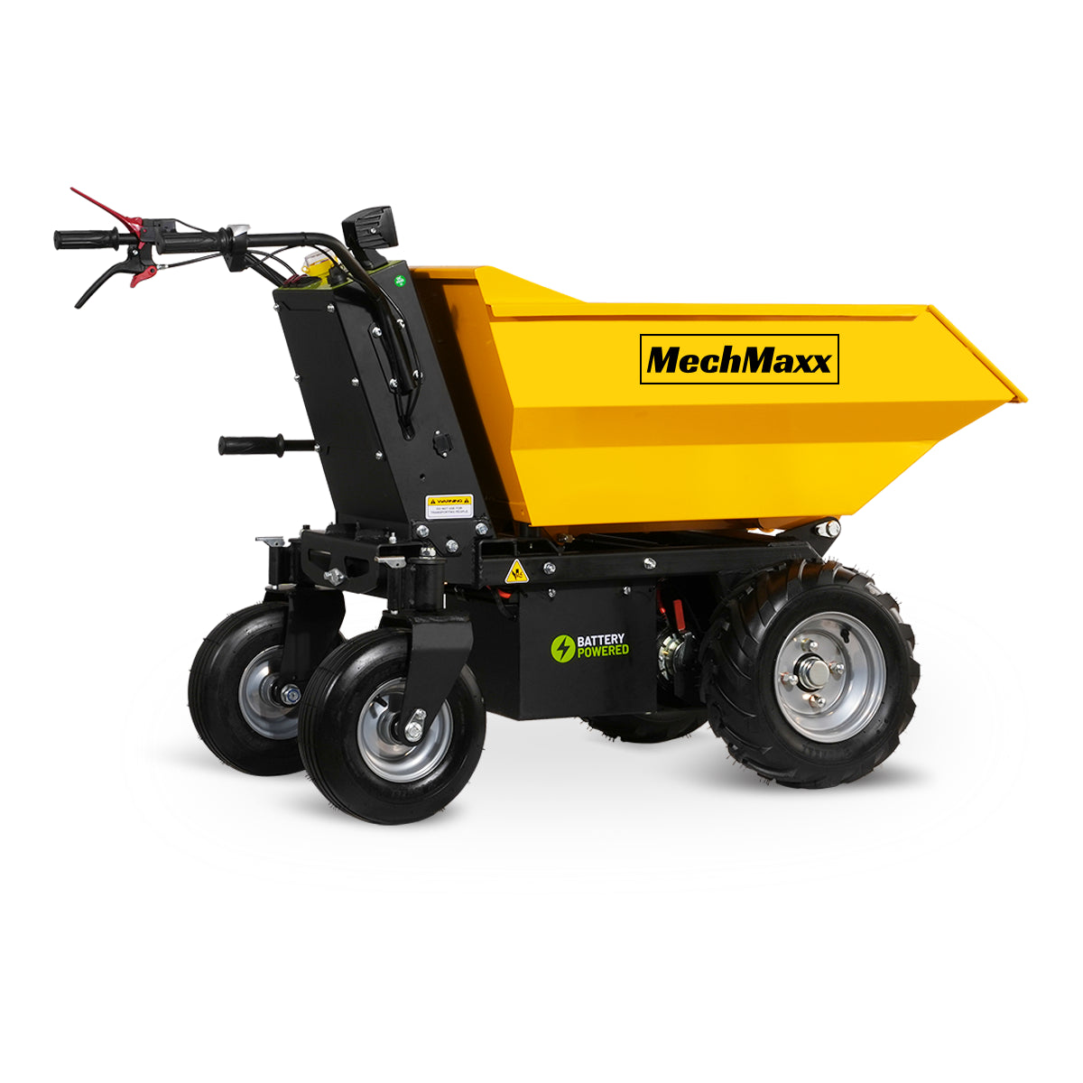 MechMaxx 1100Lbs Loading Battery Powered Barrow Electric Mini Dumper for Sale, 1000W 48V Brushless DC Motor, E50