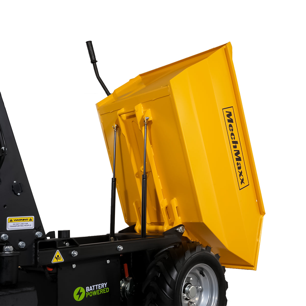 MechMaxx 1100Lbs Loading Battery Powered Barrow Electric Mini Dumper for Sale, 1000W 48V Brushless DC Motor, E50
