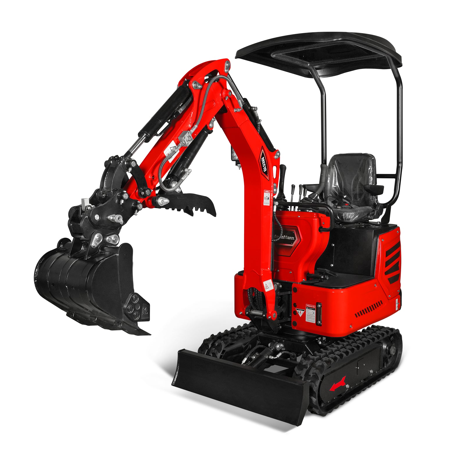 Mini Compact Excavator HONDA GX390 Engine, 65.7” Max. Digging Depth, 2100 LBS Operating Weight, MEC10
