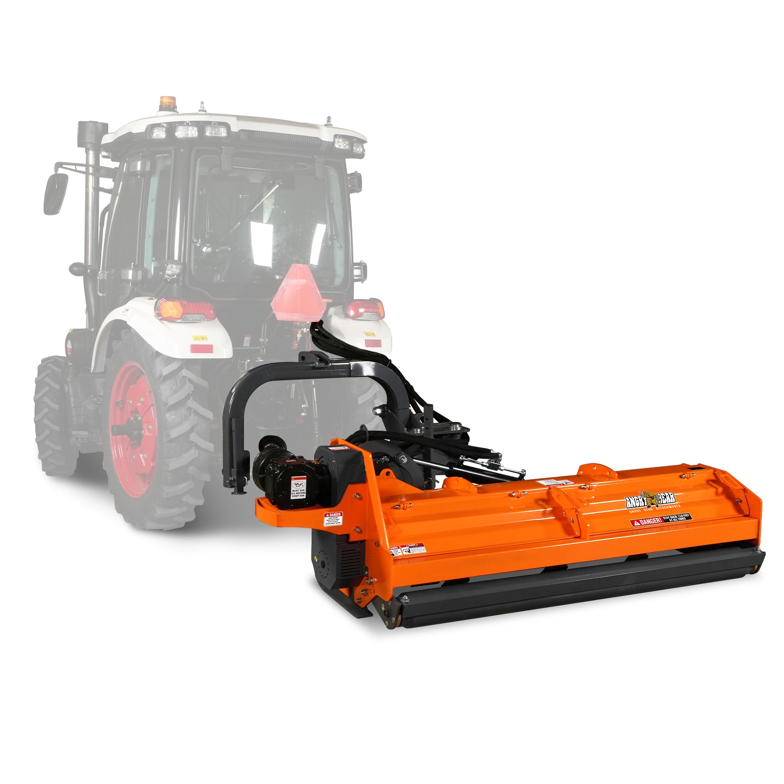 78" Heavy Duty 3 Point Offset Ditch Bank Verge Flail Mower Italy CMR Gearbox, 80-110HP, PTO Driven, VBM78