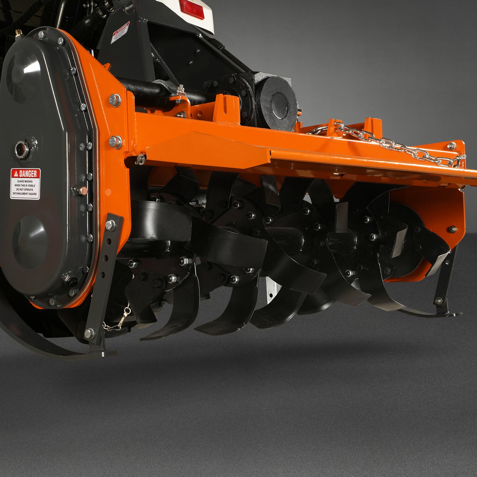 4.5FT 3-Point Gear Drive Rotary Tiller, 25-45HP Tractor, PTO Shaft Included (With Slip Clutch), Cat. 1 Hookup , RT450