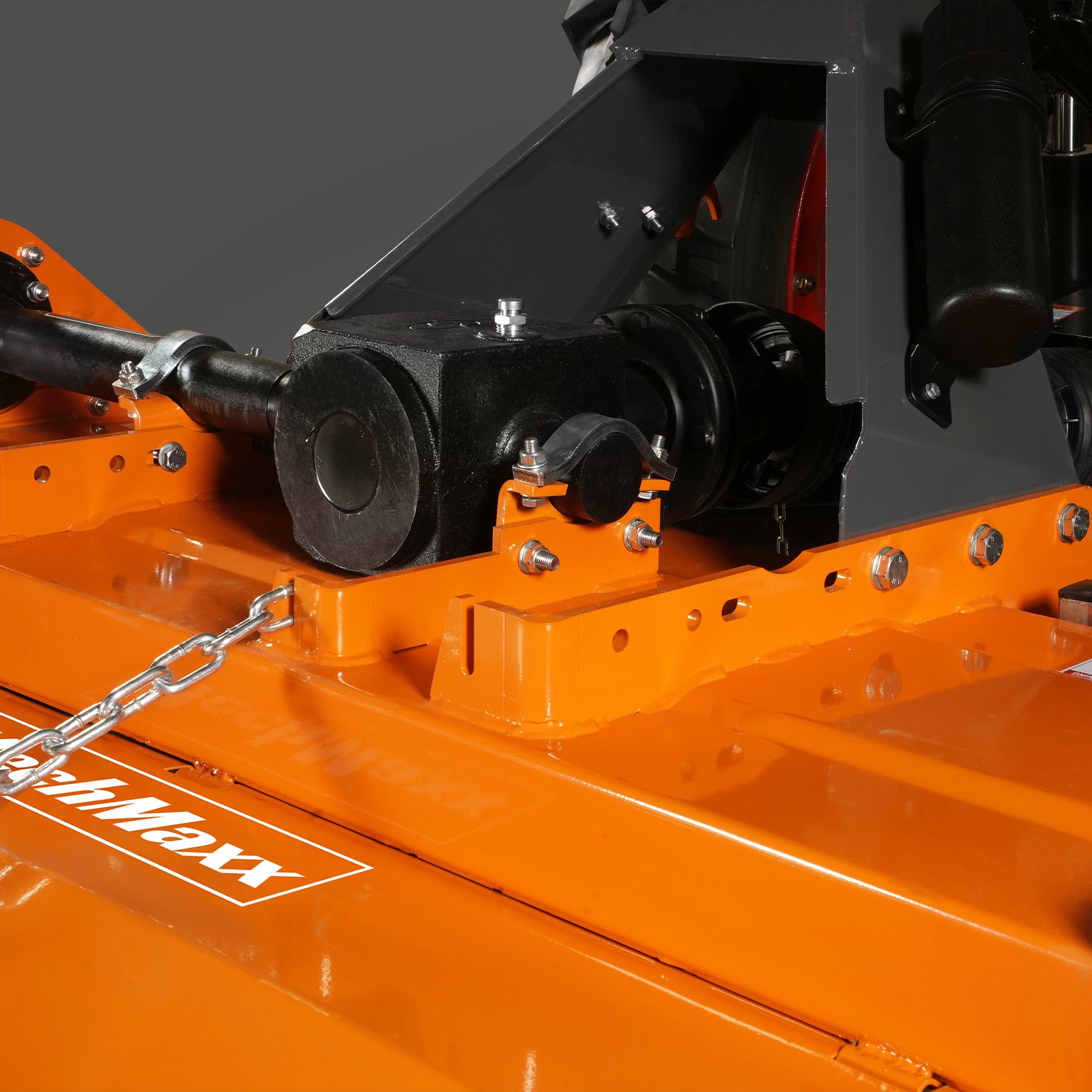 4.5FT 3-Point Gear Drive Rotary Tiller, 25-45HP Tractor, PTO Shaft Included (With Slip Clutch), Cat. 1 Hookup , RT450