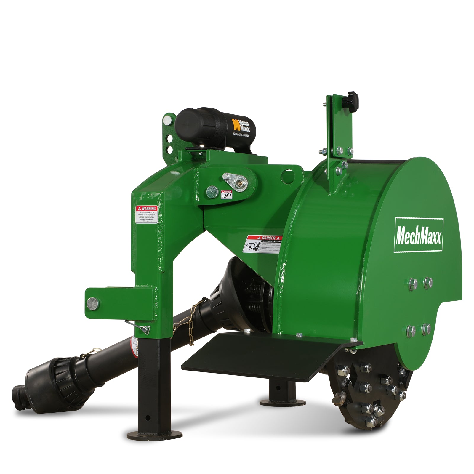 3-Point PTO Stump Grinder with 34 Carbide Teeth (PTO Shaft and Slip Clutch Included), for 15-45HP Tractor, SG24