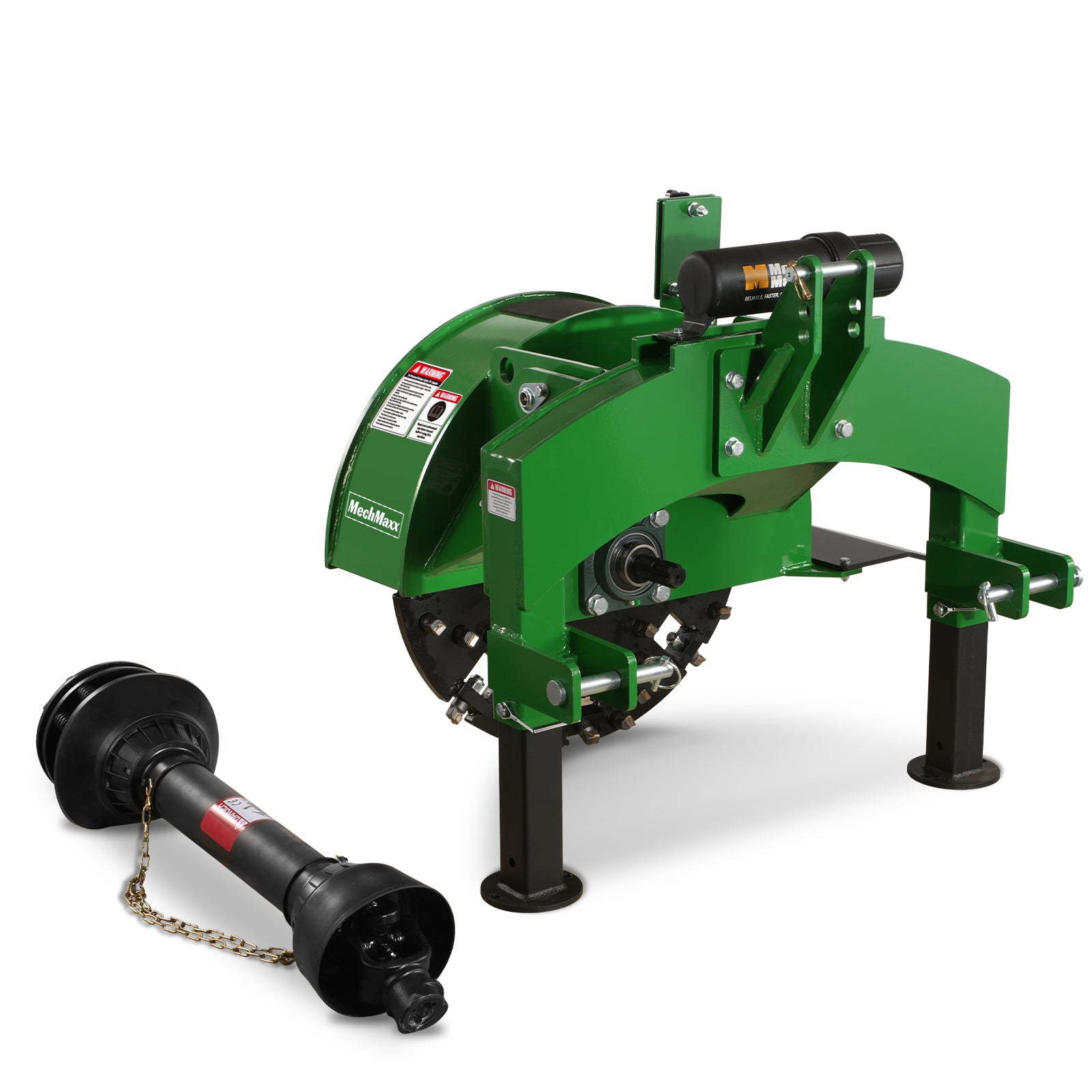 3-Point PTO Stump Grinder with 34 Carbide Teeth (PTO Shaft and Slip Clutch Included), for 15-45HP Tractor, SG24