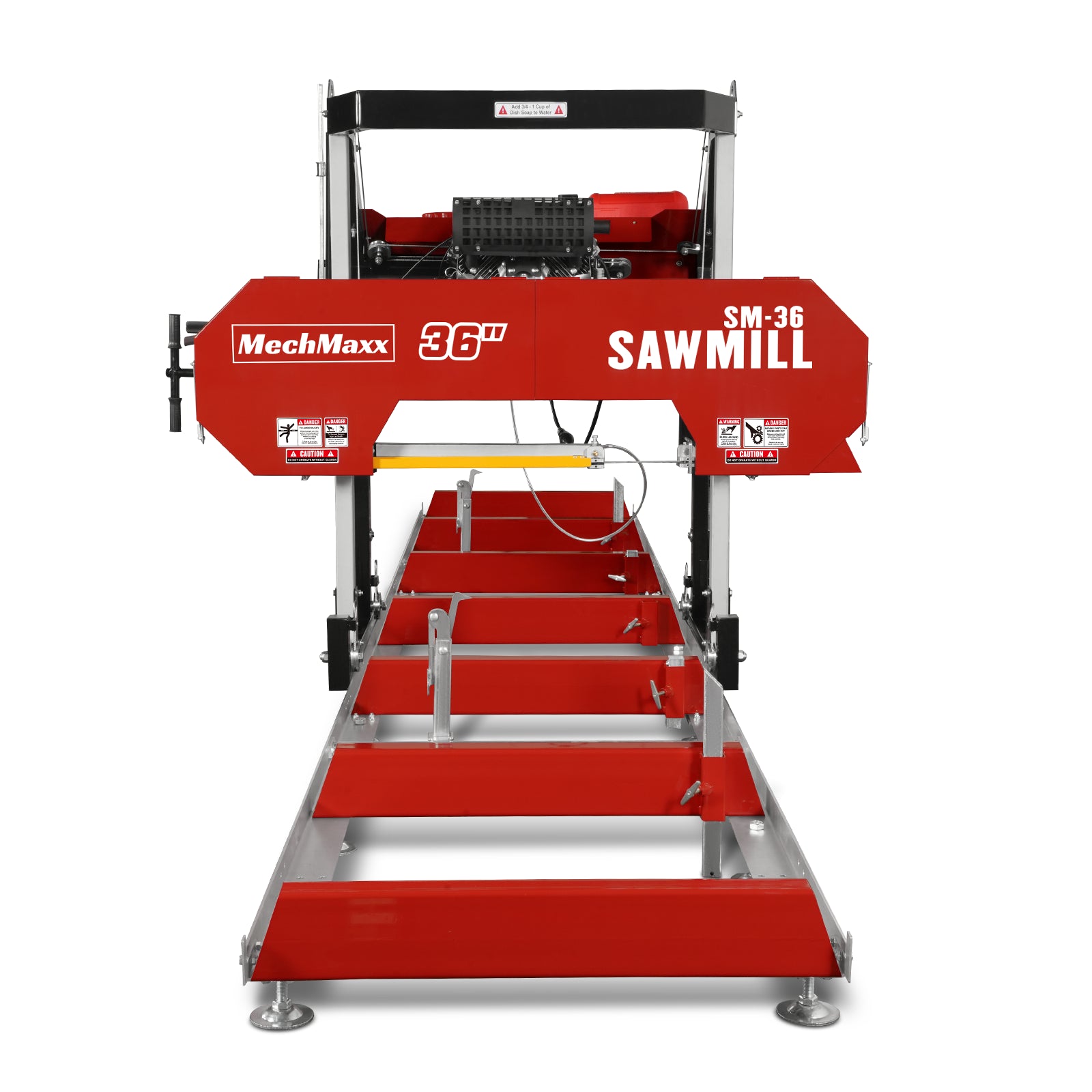 36" MAX Portable Sawmill, 25HP 750cc ZONSEN V-Twin Engine, 36" Board Width, 20' Track Length, (10 x Blades Included), SM-36MAX